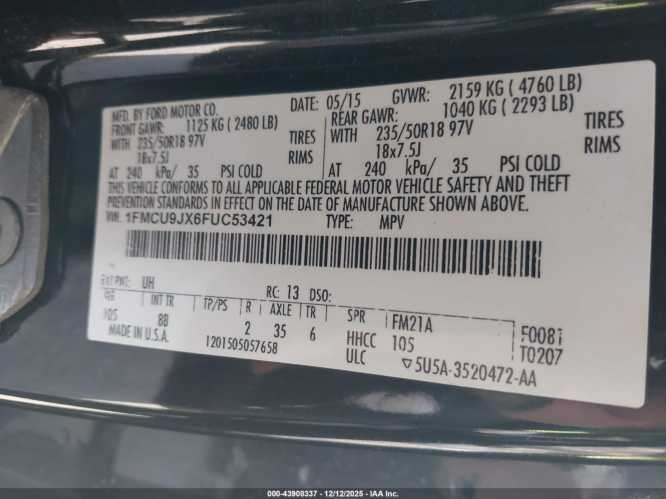 FORD ESCAPE image 9
