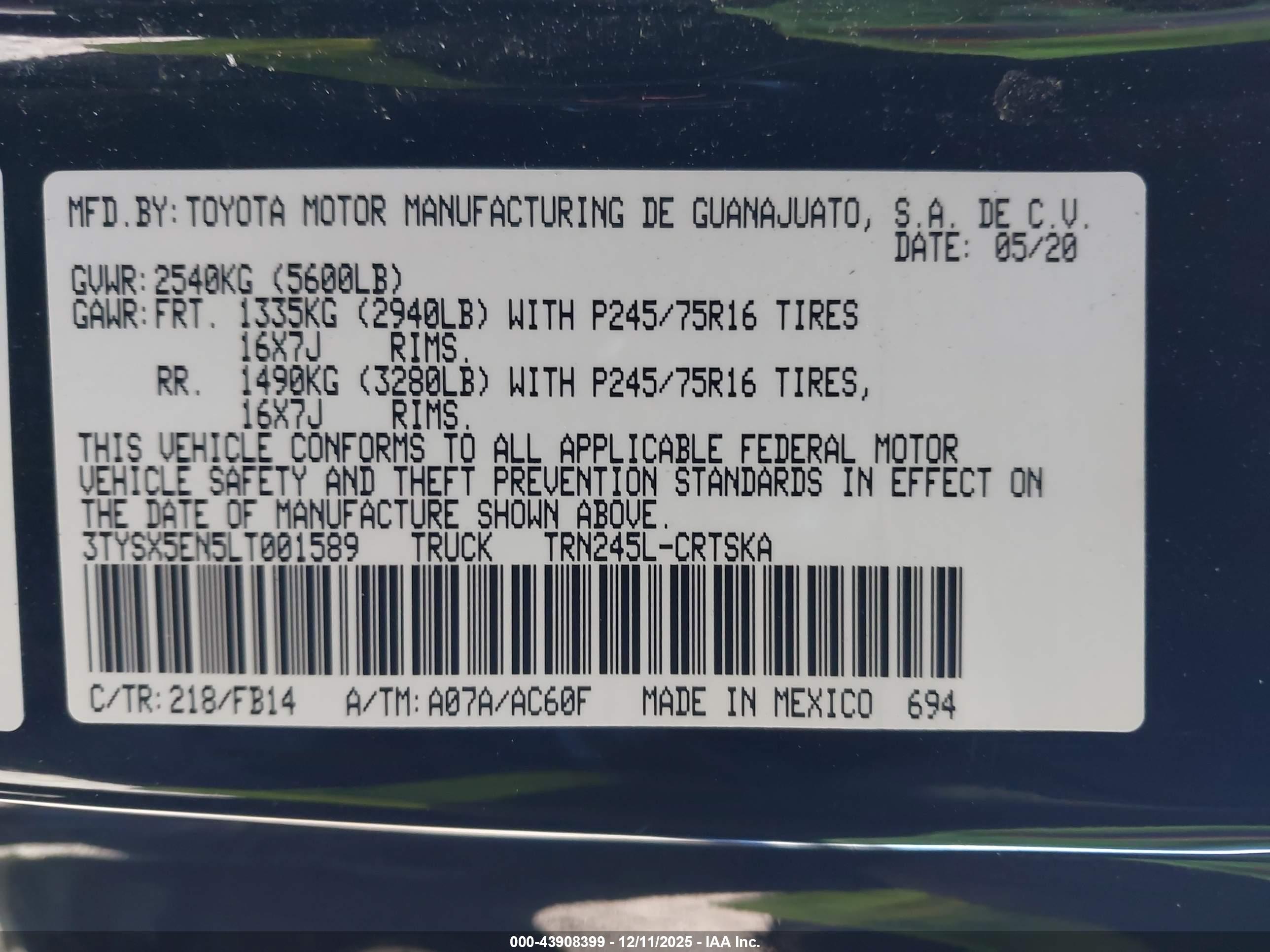 TOYOTA TACOMA image 9