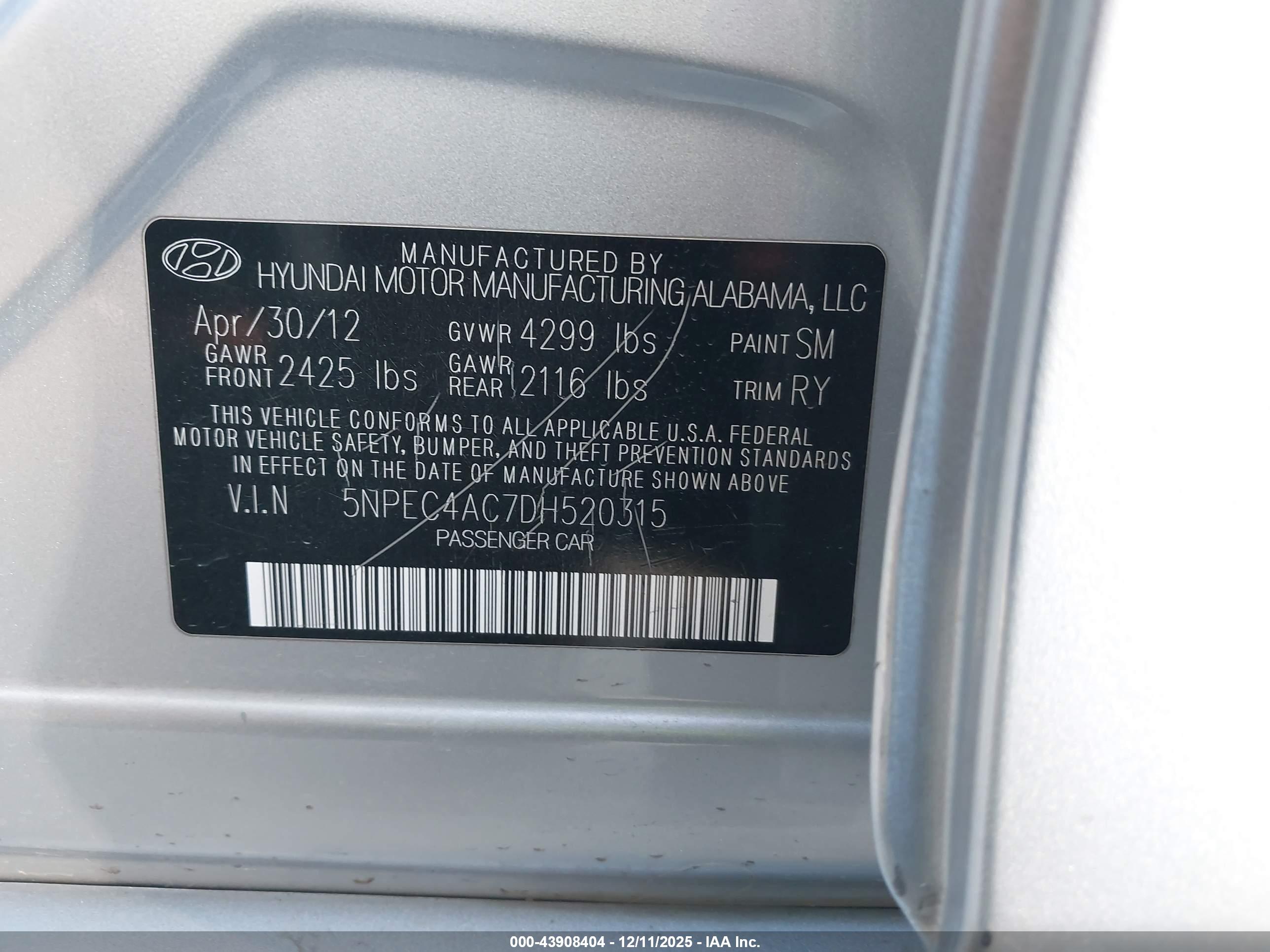 HYUNDAI SONATA image 9