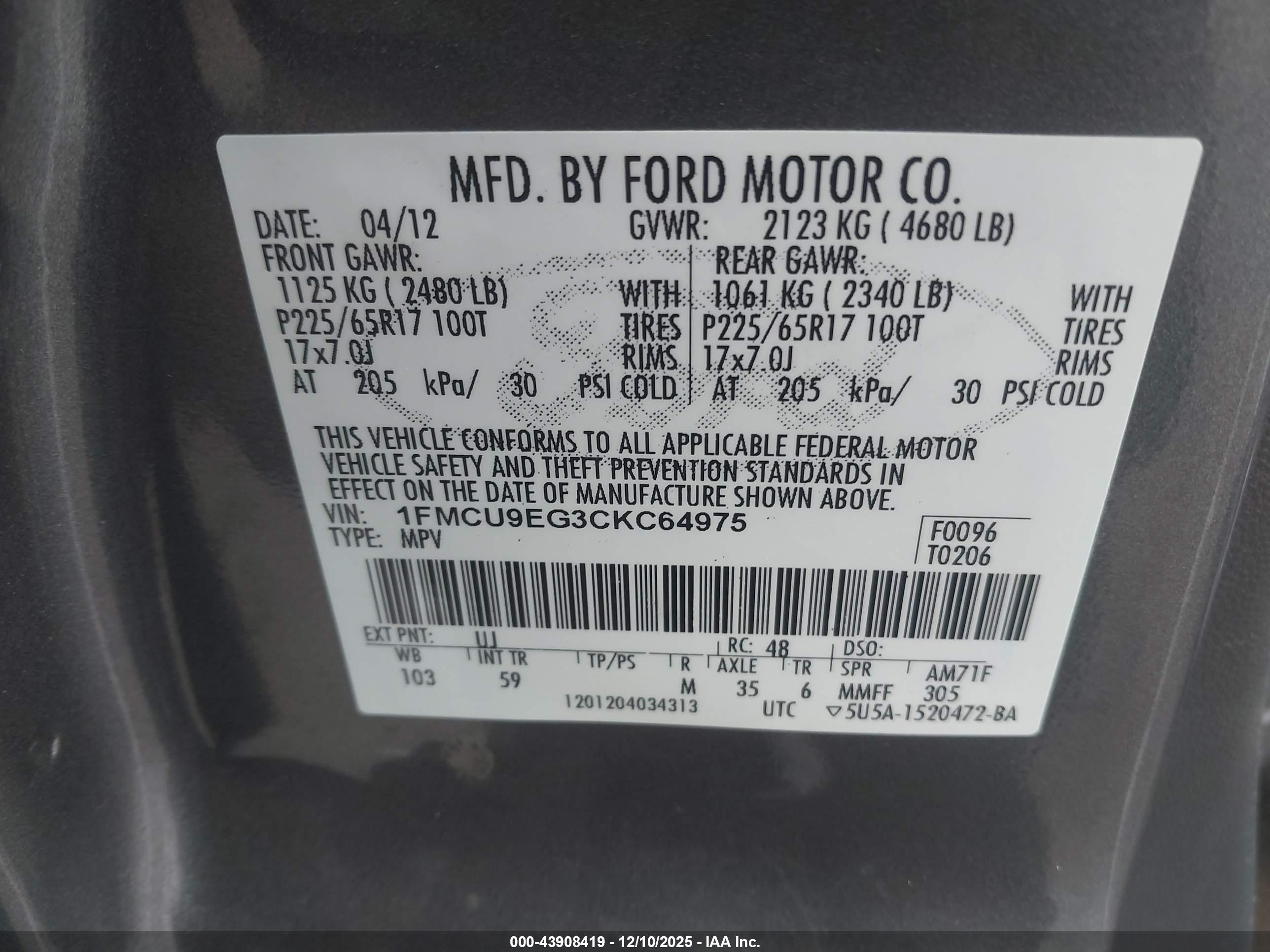 FORD ESCAPE image 9