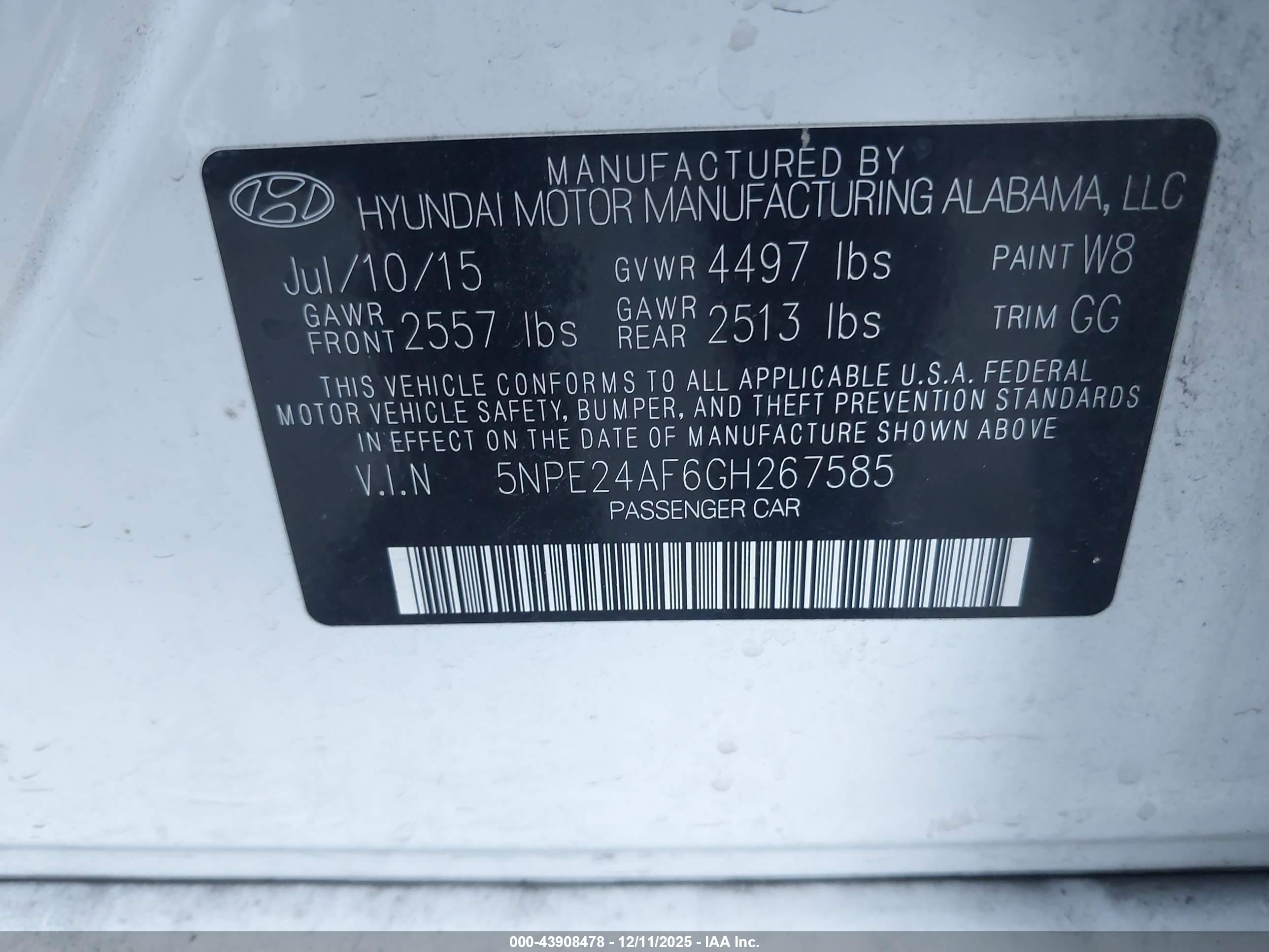 HYUNDAI SONATA image 9
