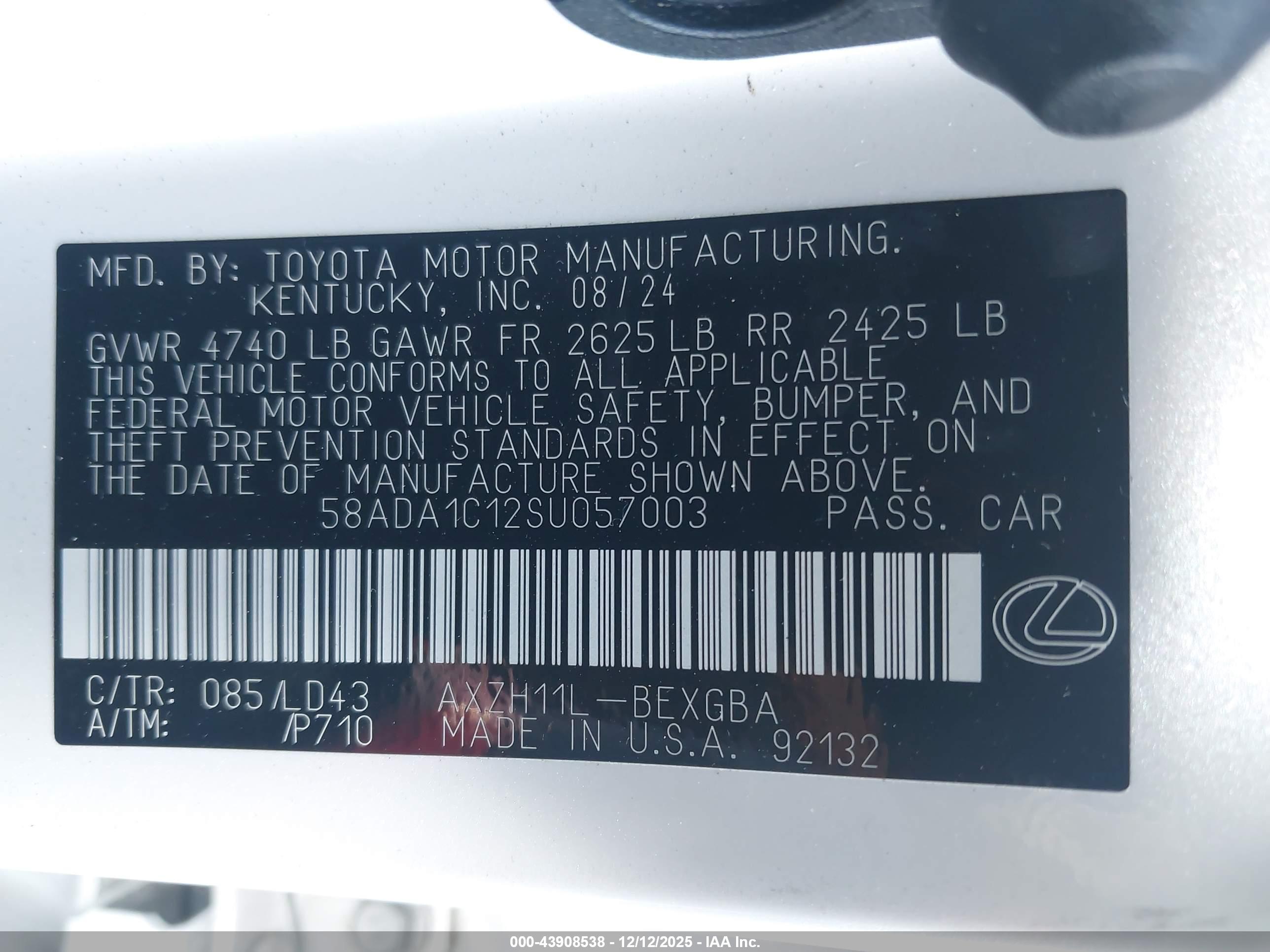 LEXUS ES image 9