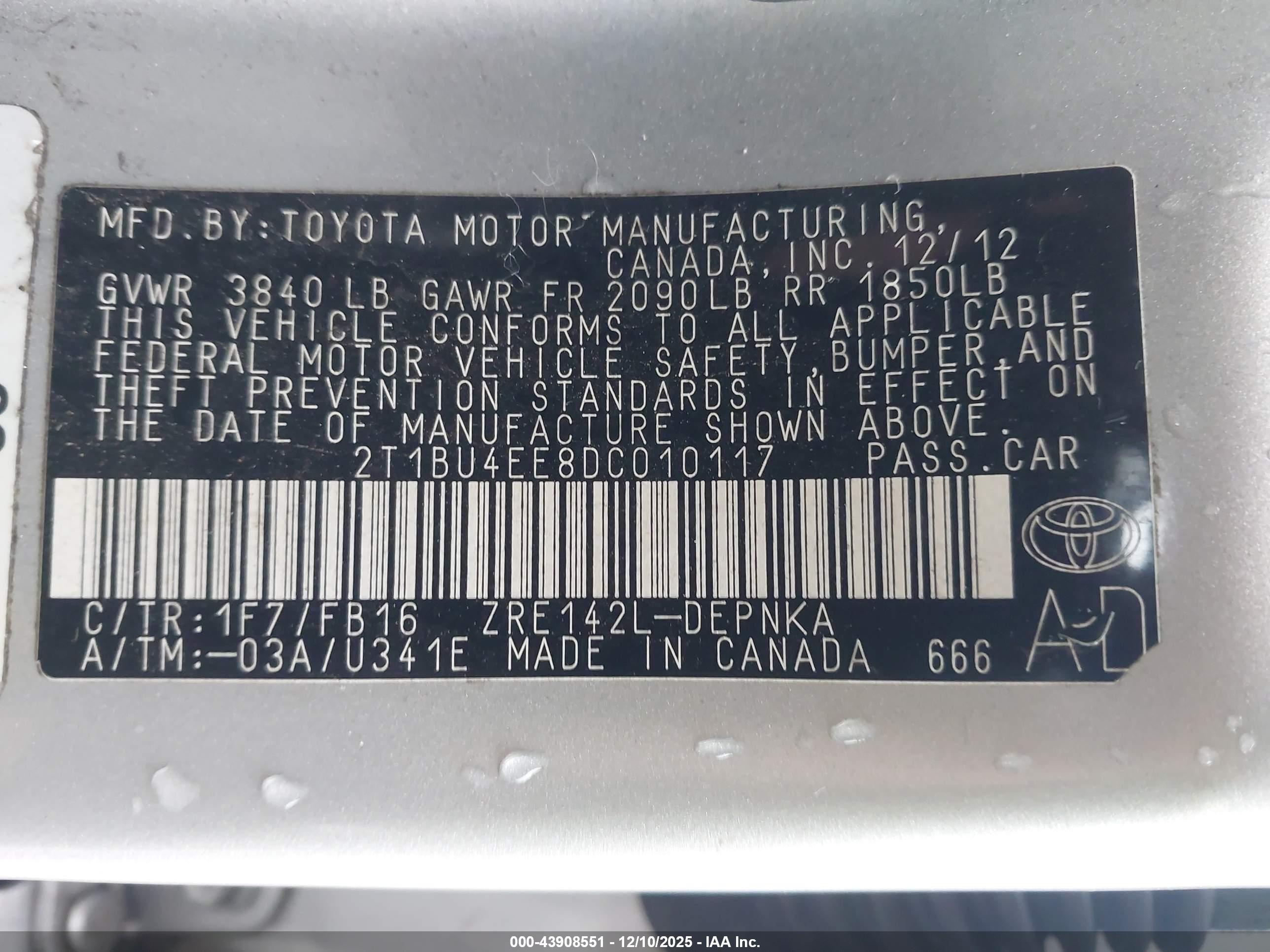 TOYOTA COROLLA image 9