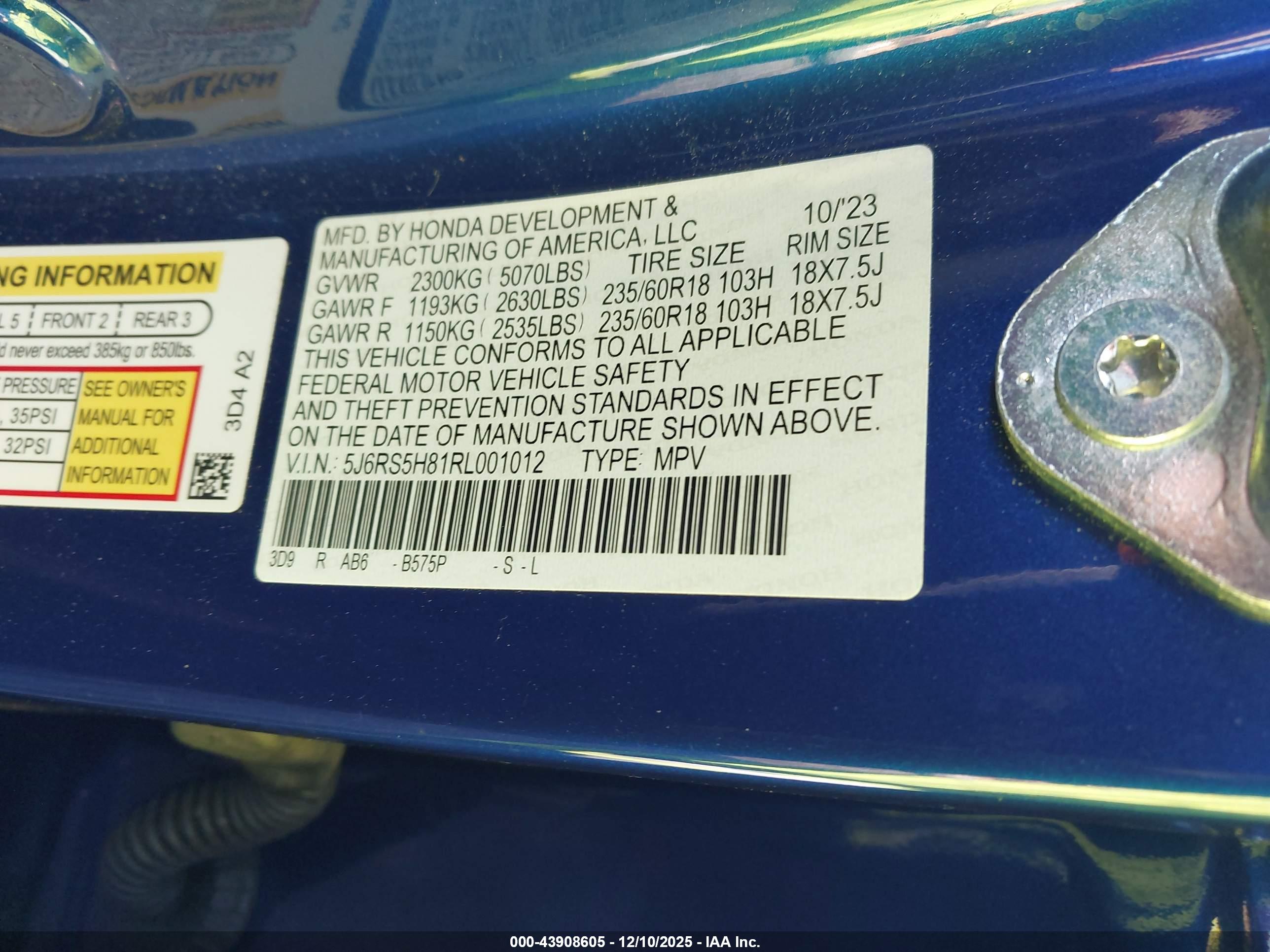 HONDA CR-V image 9