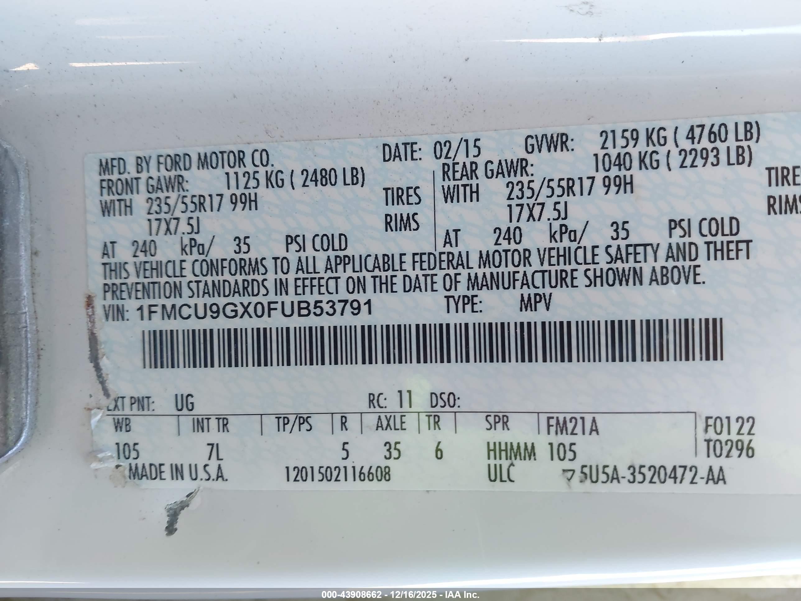 FORD ESCAPE image 9