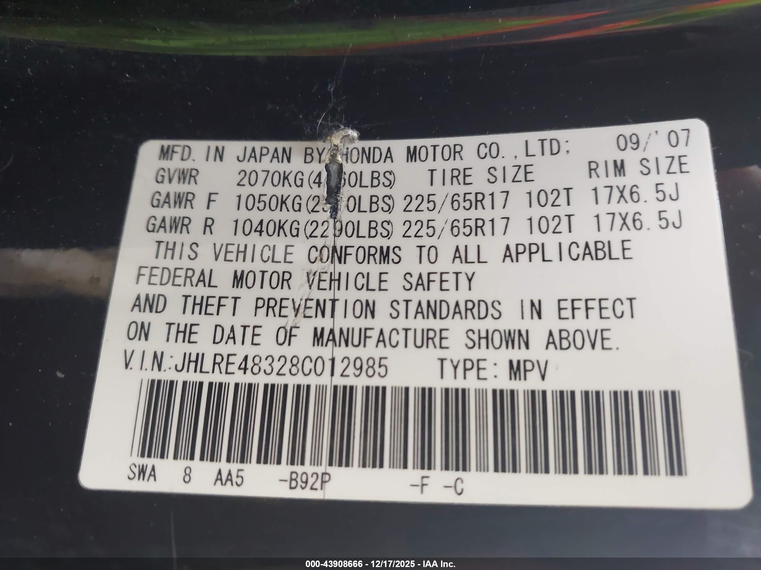 HONDA CR-V image 9