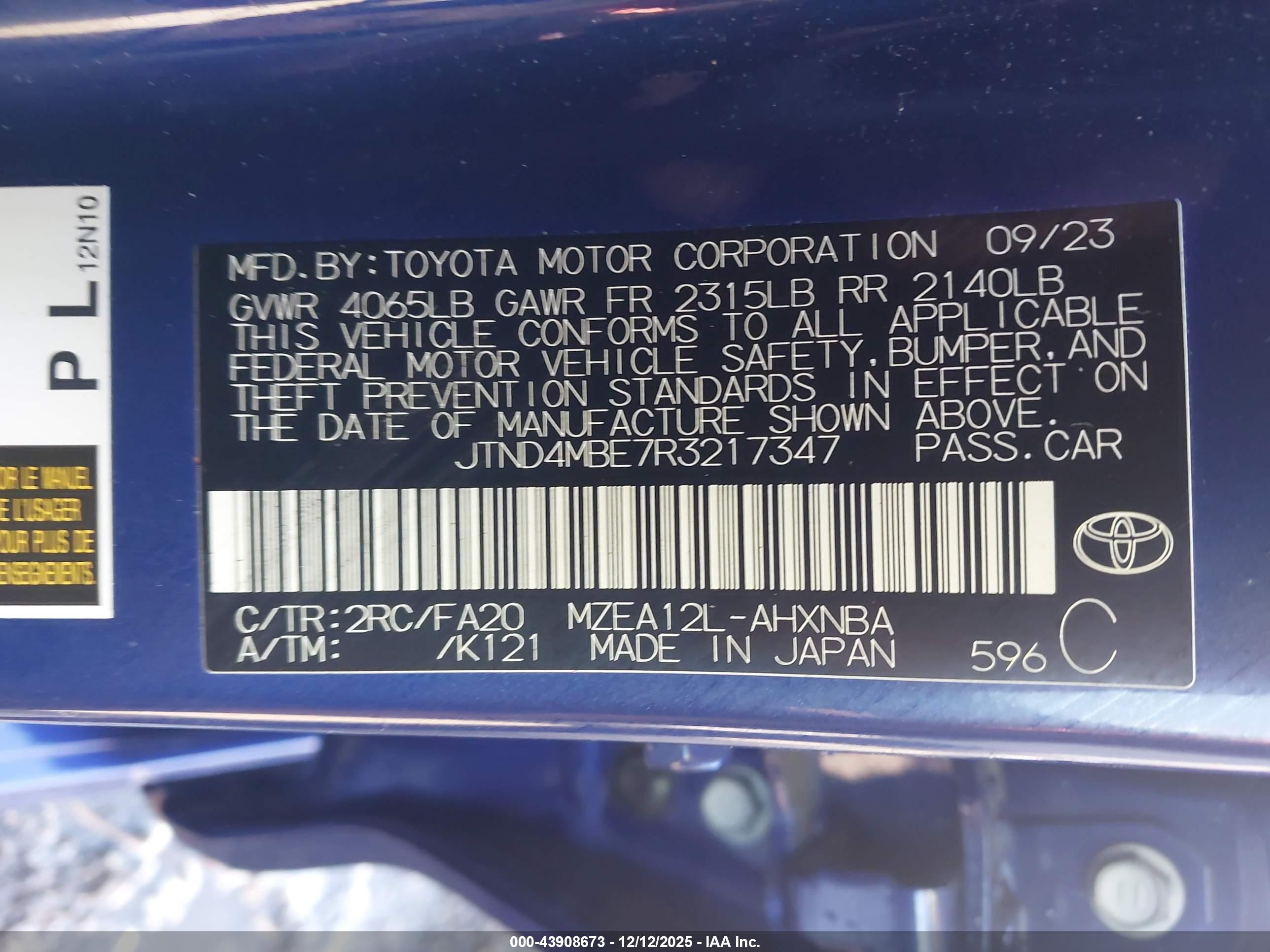 TOYOTA COROLLA image 9