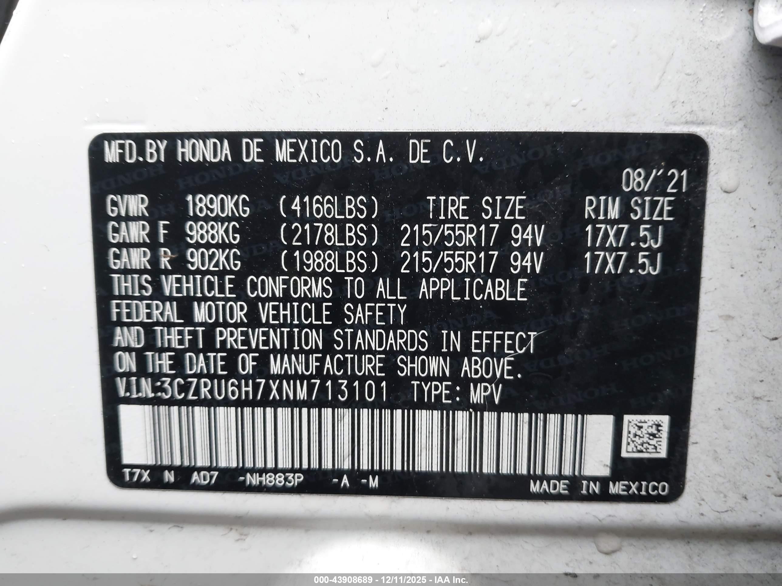 HONDA HR-V image 9