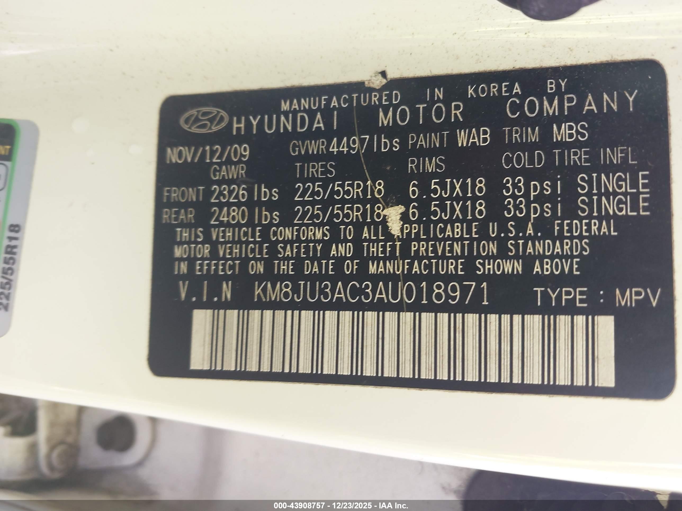 HYUNDAI TUCSON image 9