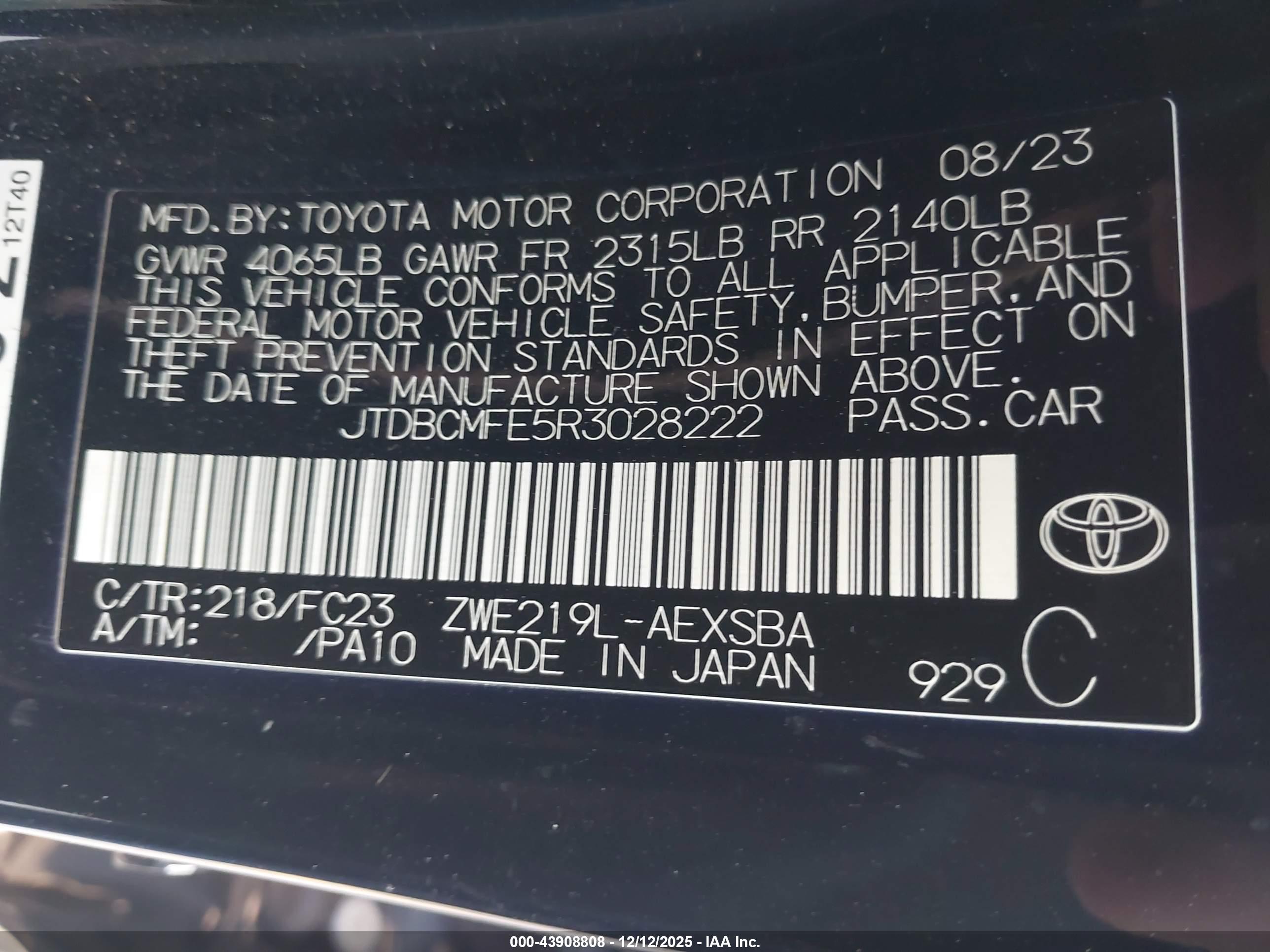 TOYOTA COROLLA image 9