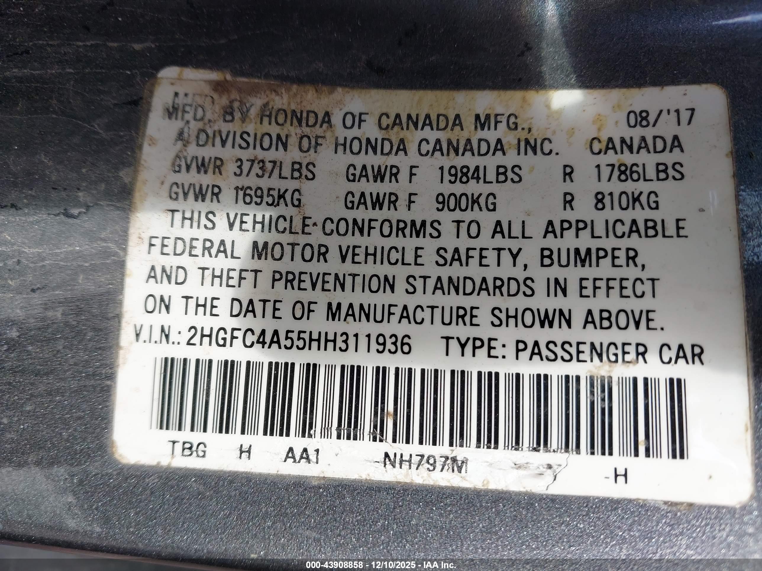 HONDA CIVIC image 9
