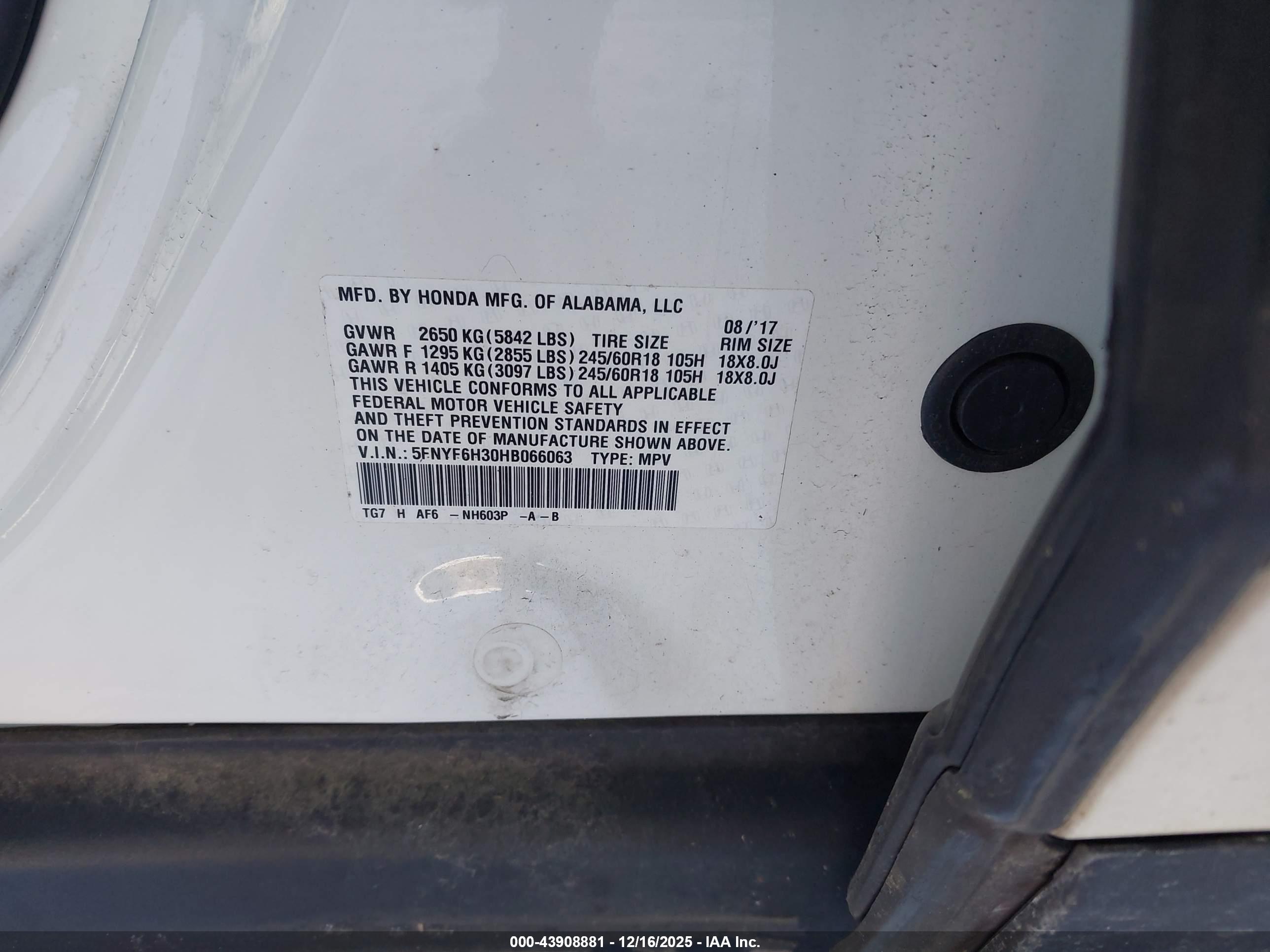 HONDA PILOT image 9