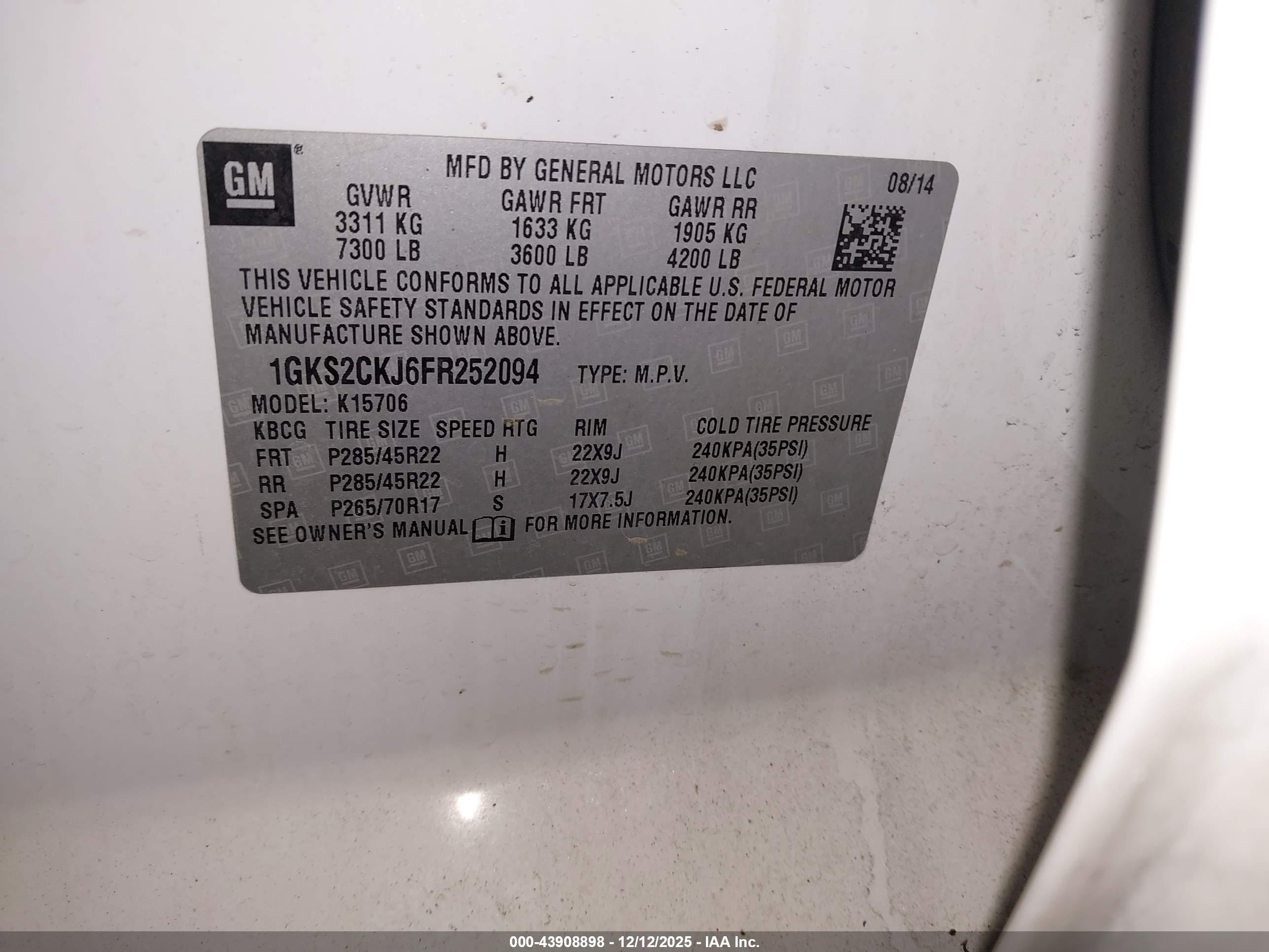 GMC YUKON image 9