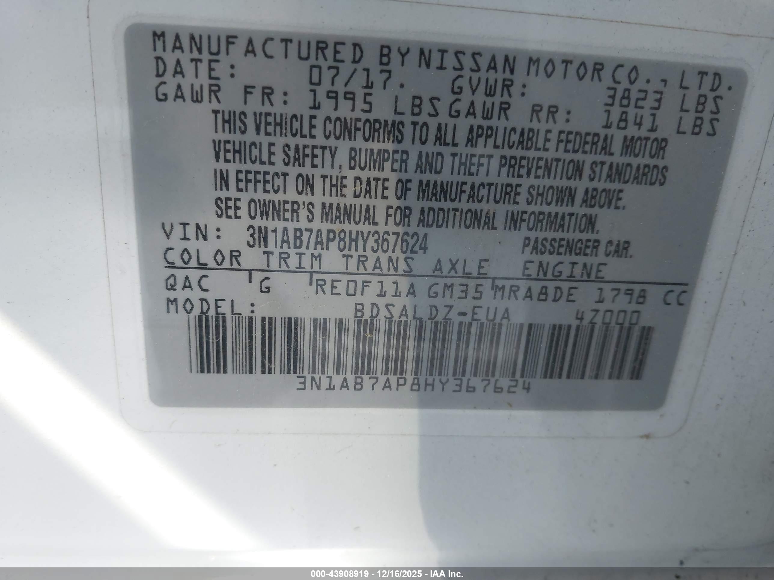 NISSAN SENTRA image 9