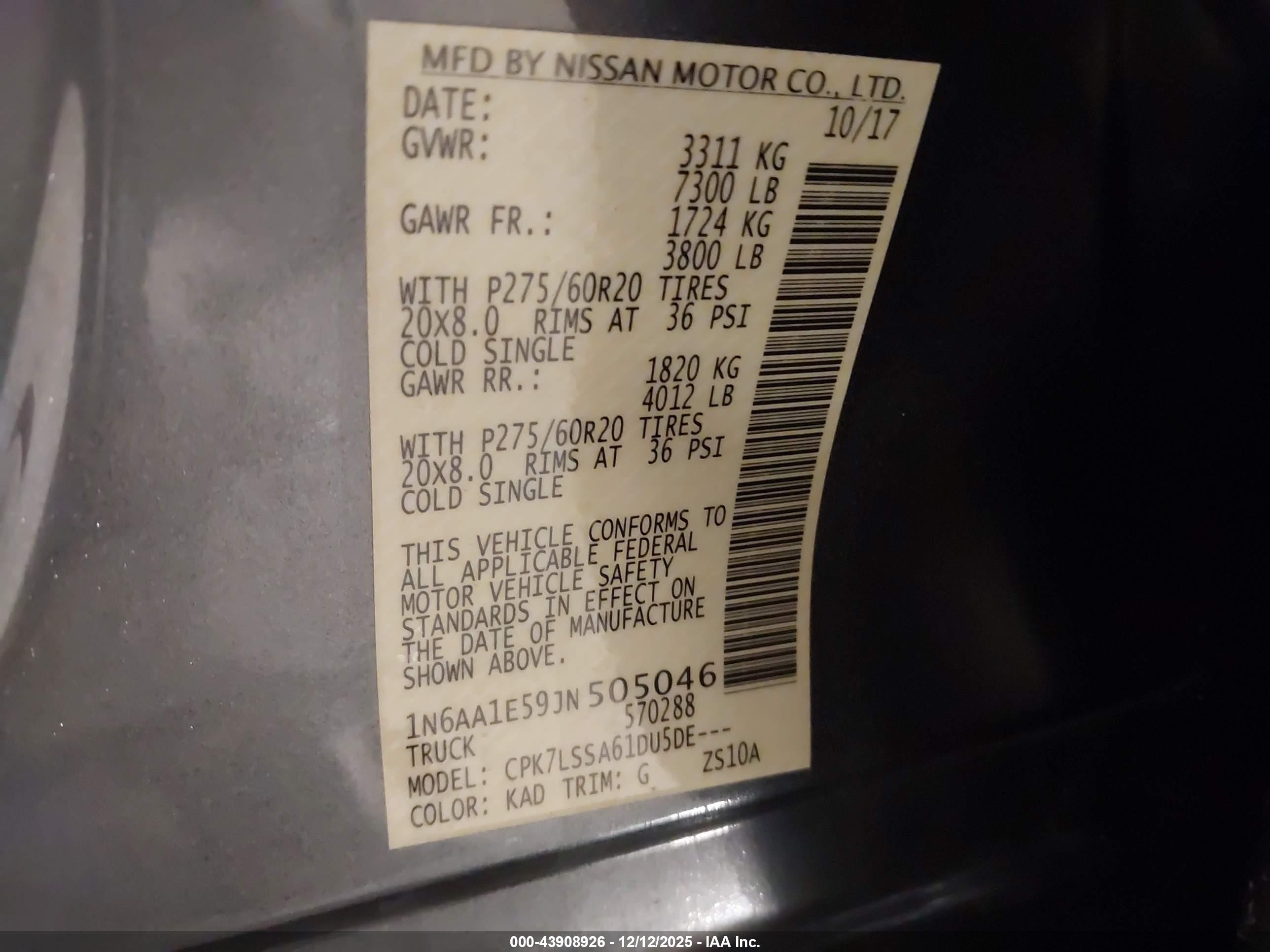 NISSAN TITAN image 9