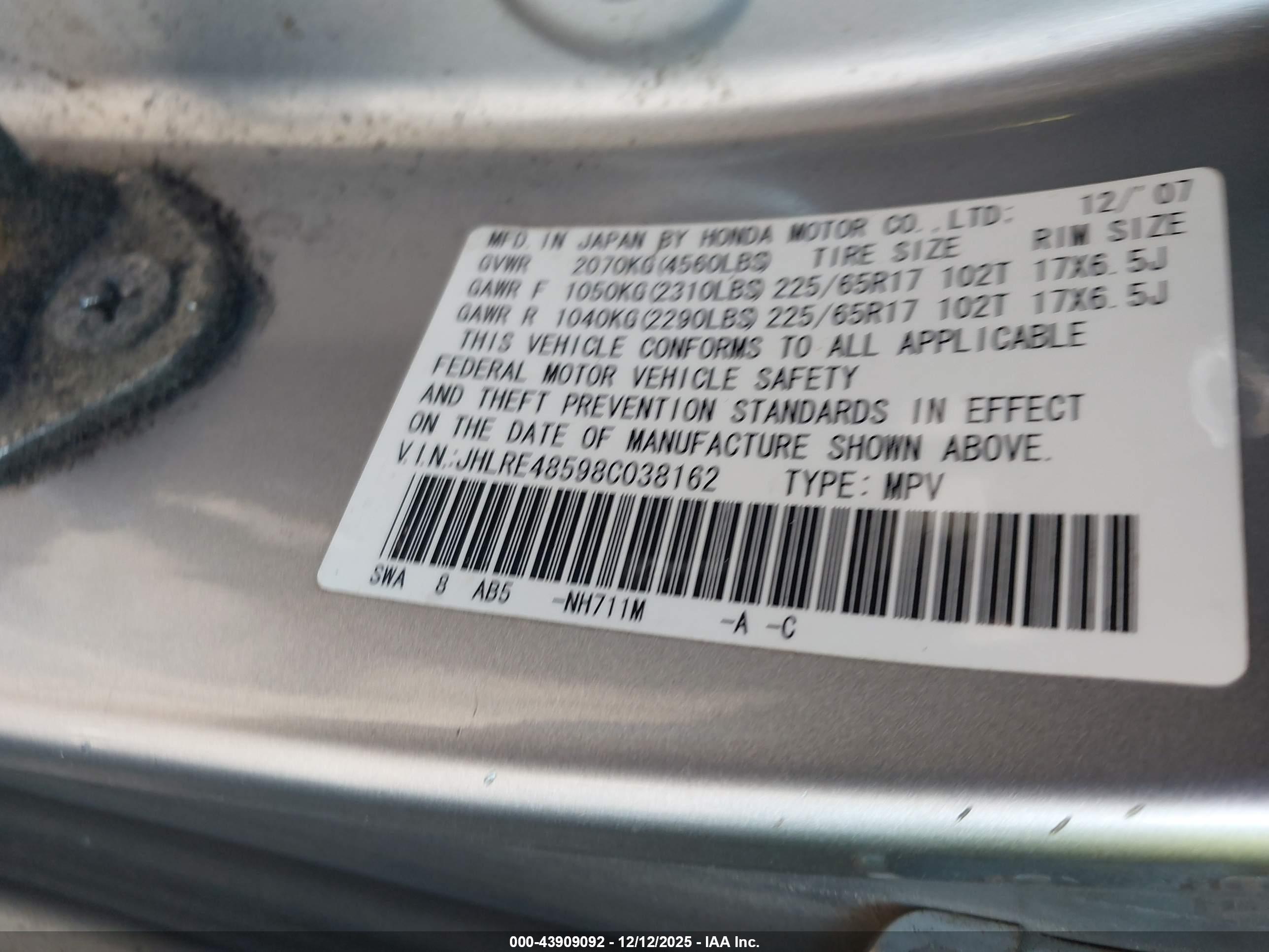 HONDA CR-V image 9