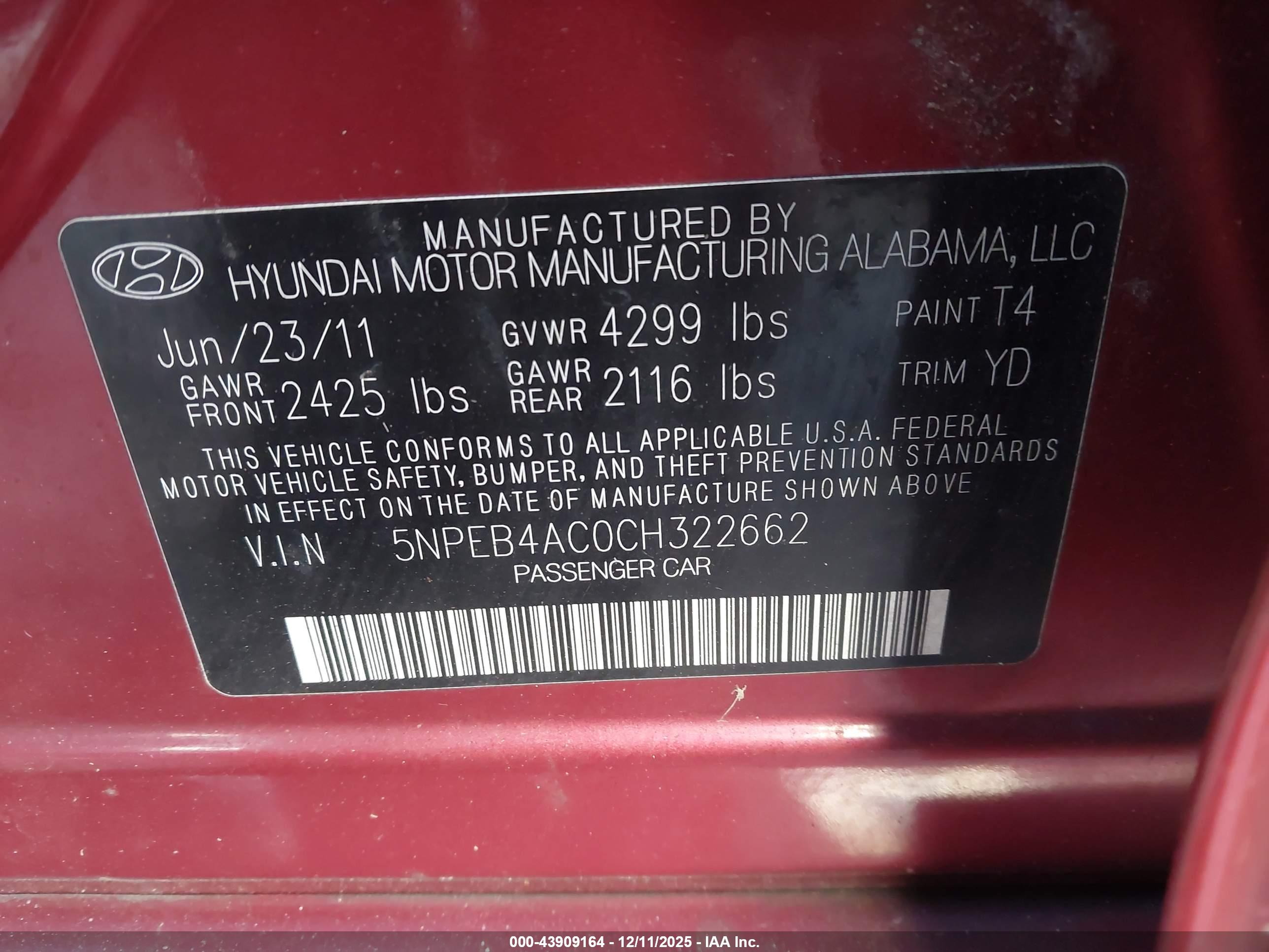 HYUNDAI SONATA image 9