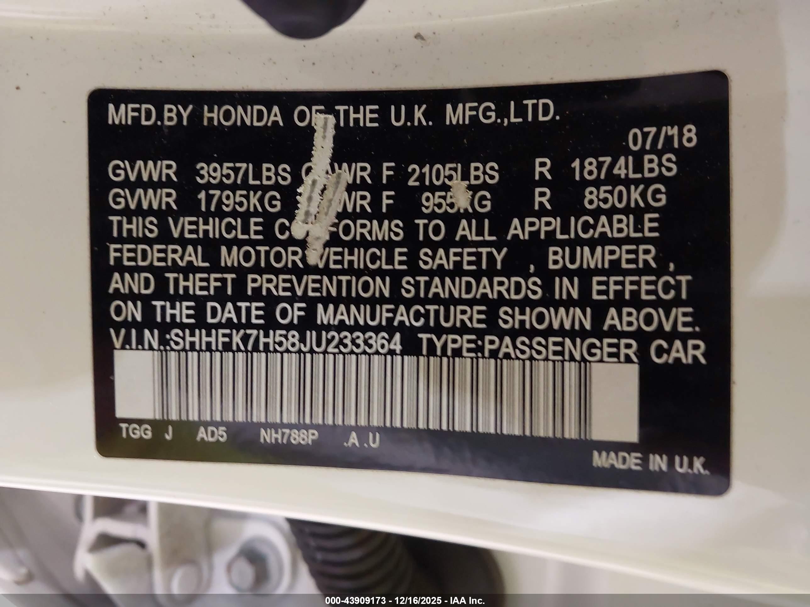 HONDA CIVIC image 9