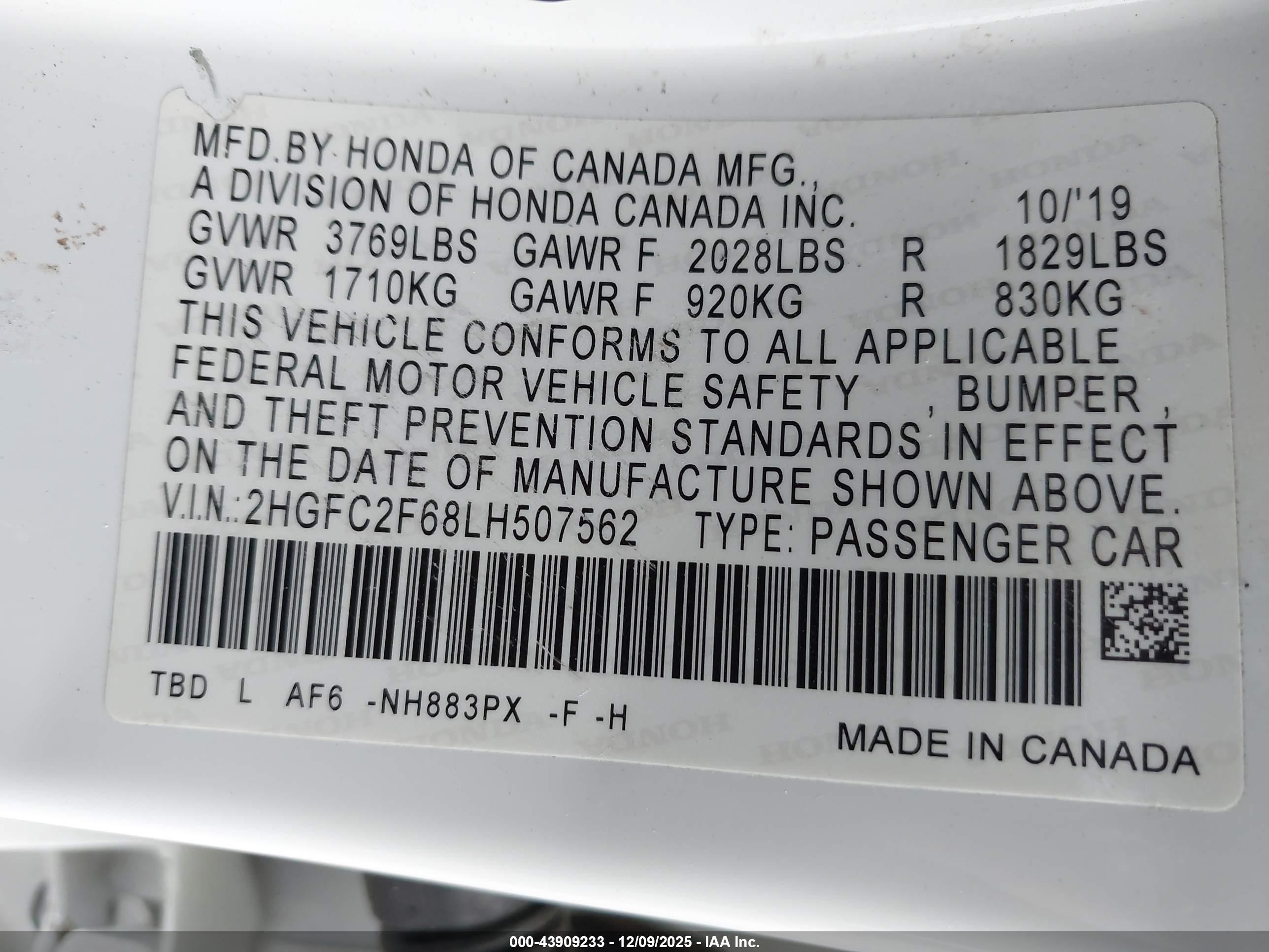 HONDA CIVIC image 9