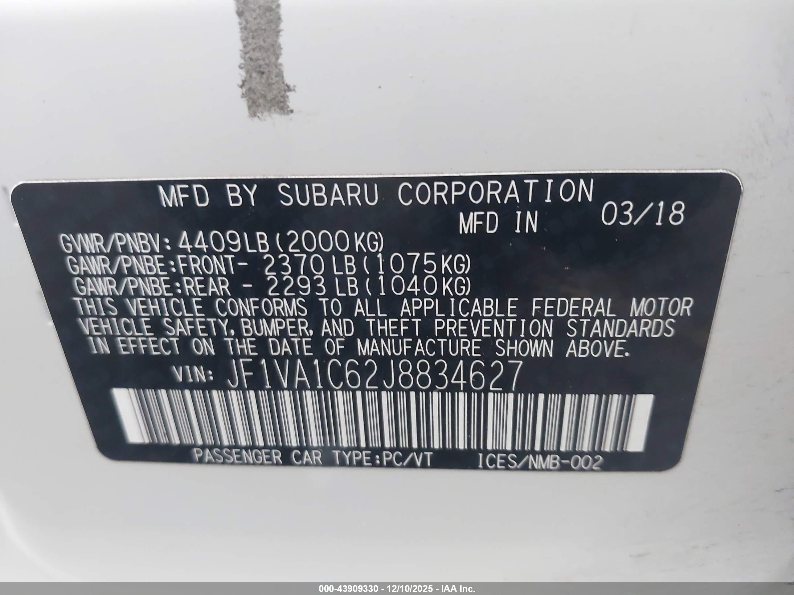 SUBARU WRX image 9