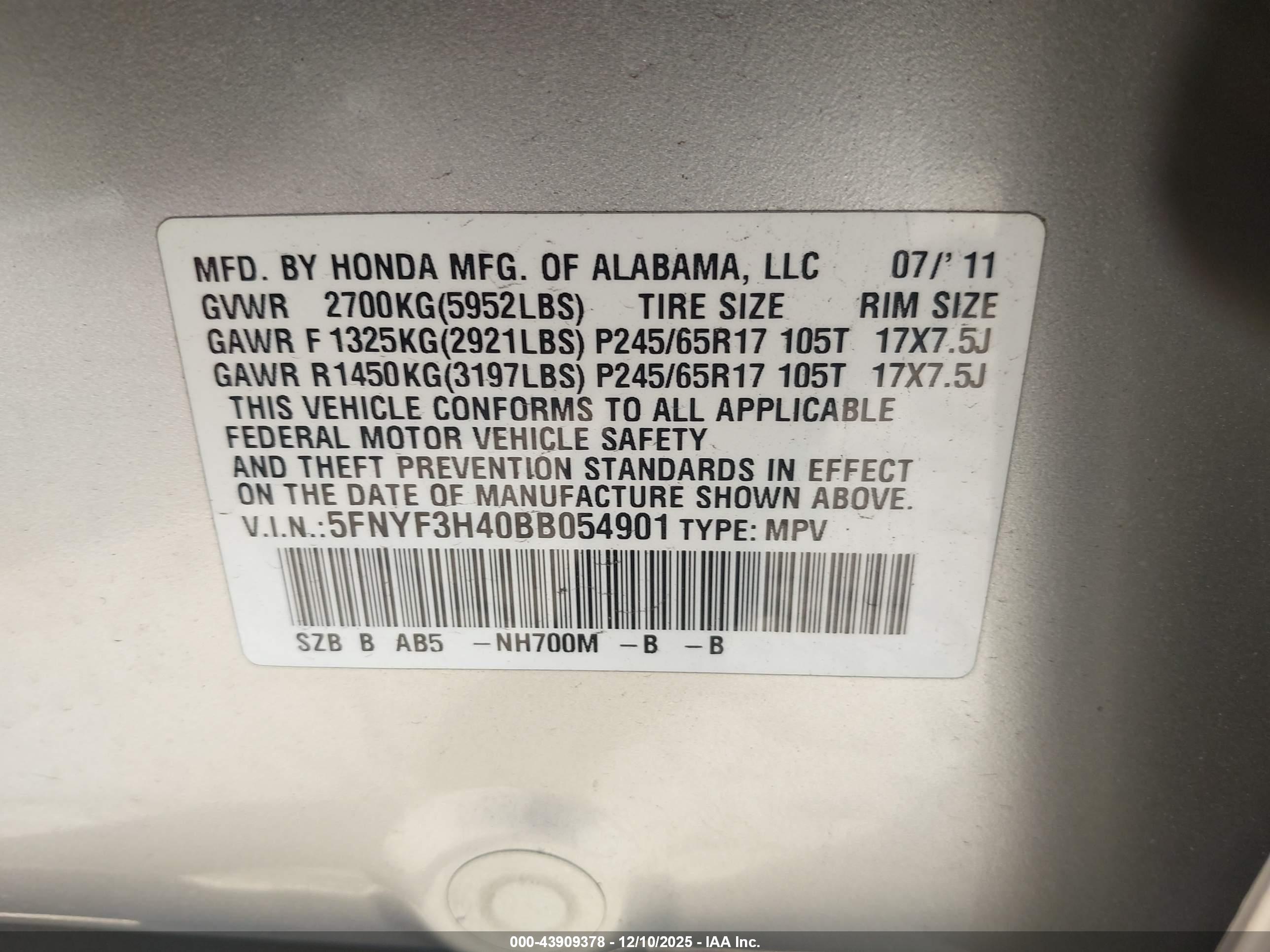 HONDA PILOT image 9
