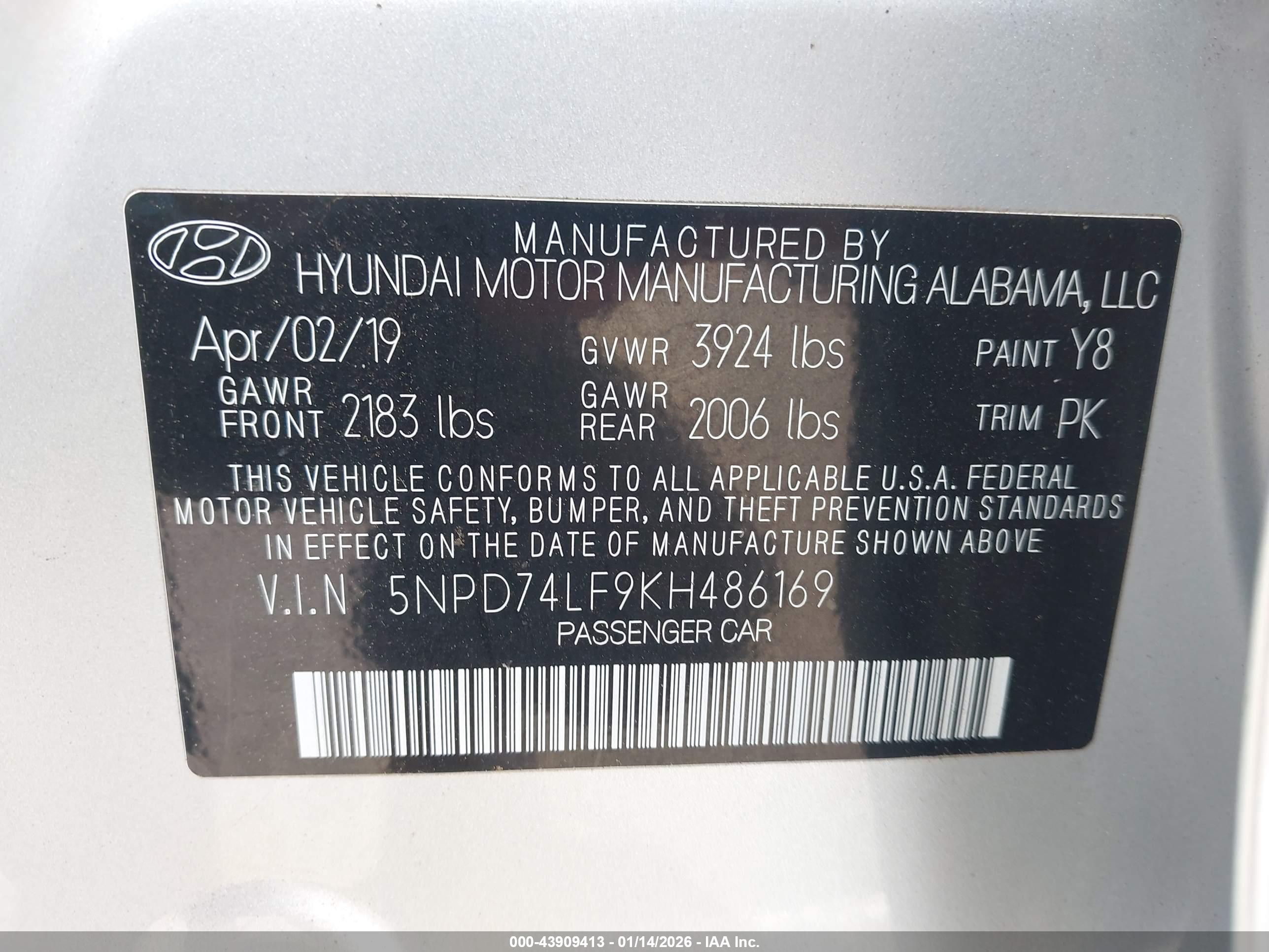 HYUNDAI ELANTRA image 9
