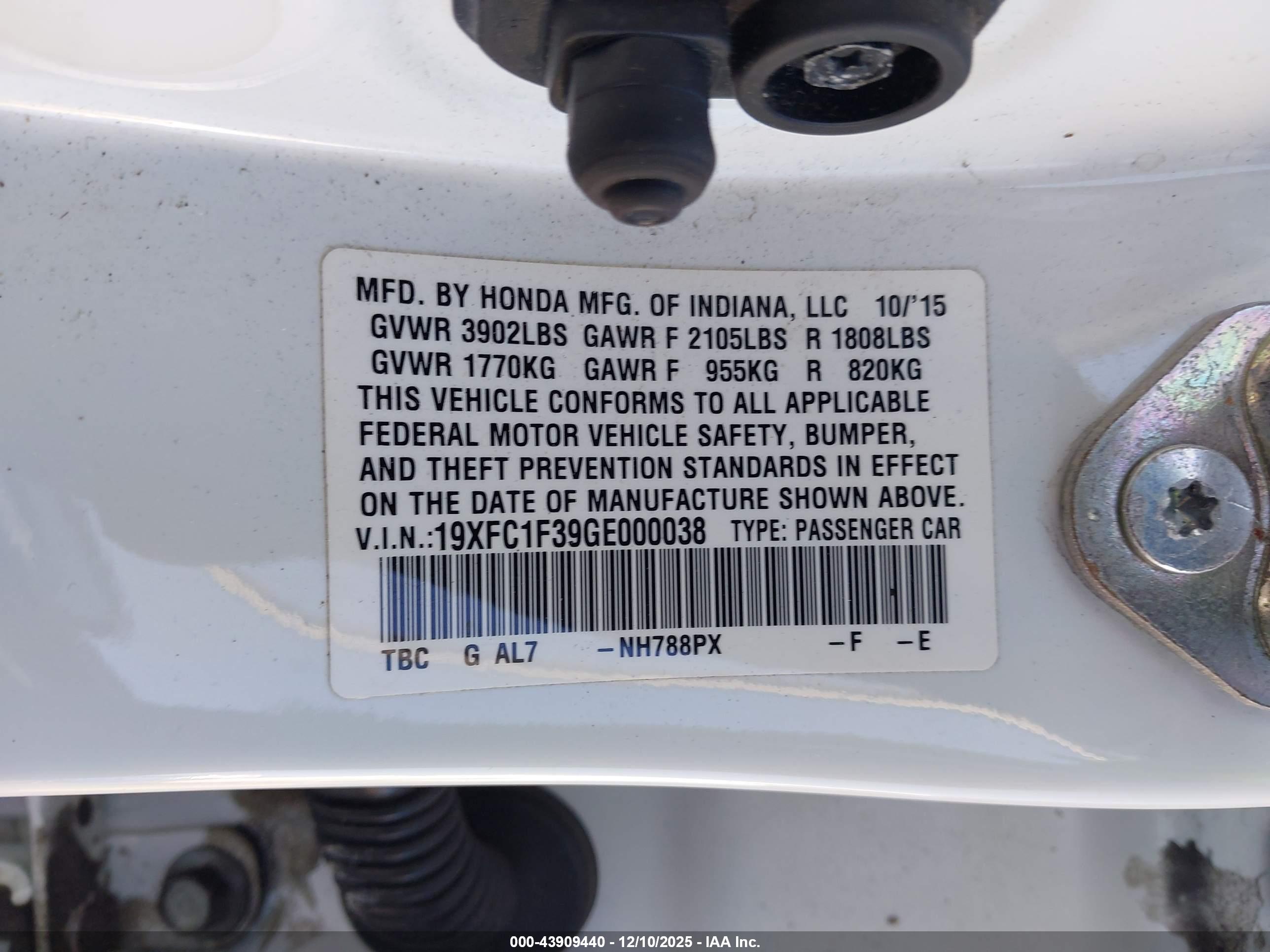 HONDA CIVIC image 9