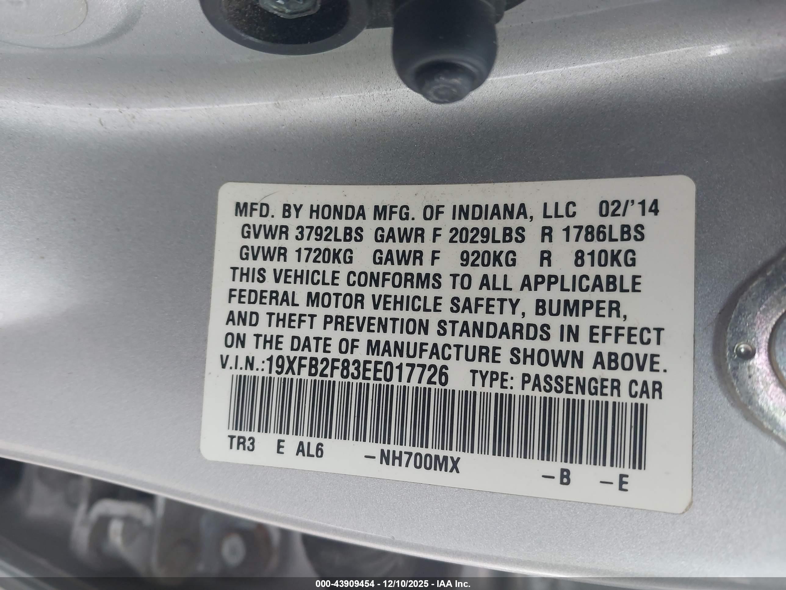 HONDA CIVIC image 9