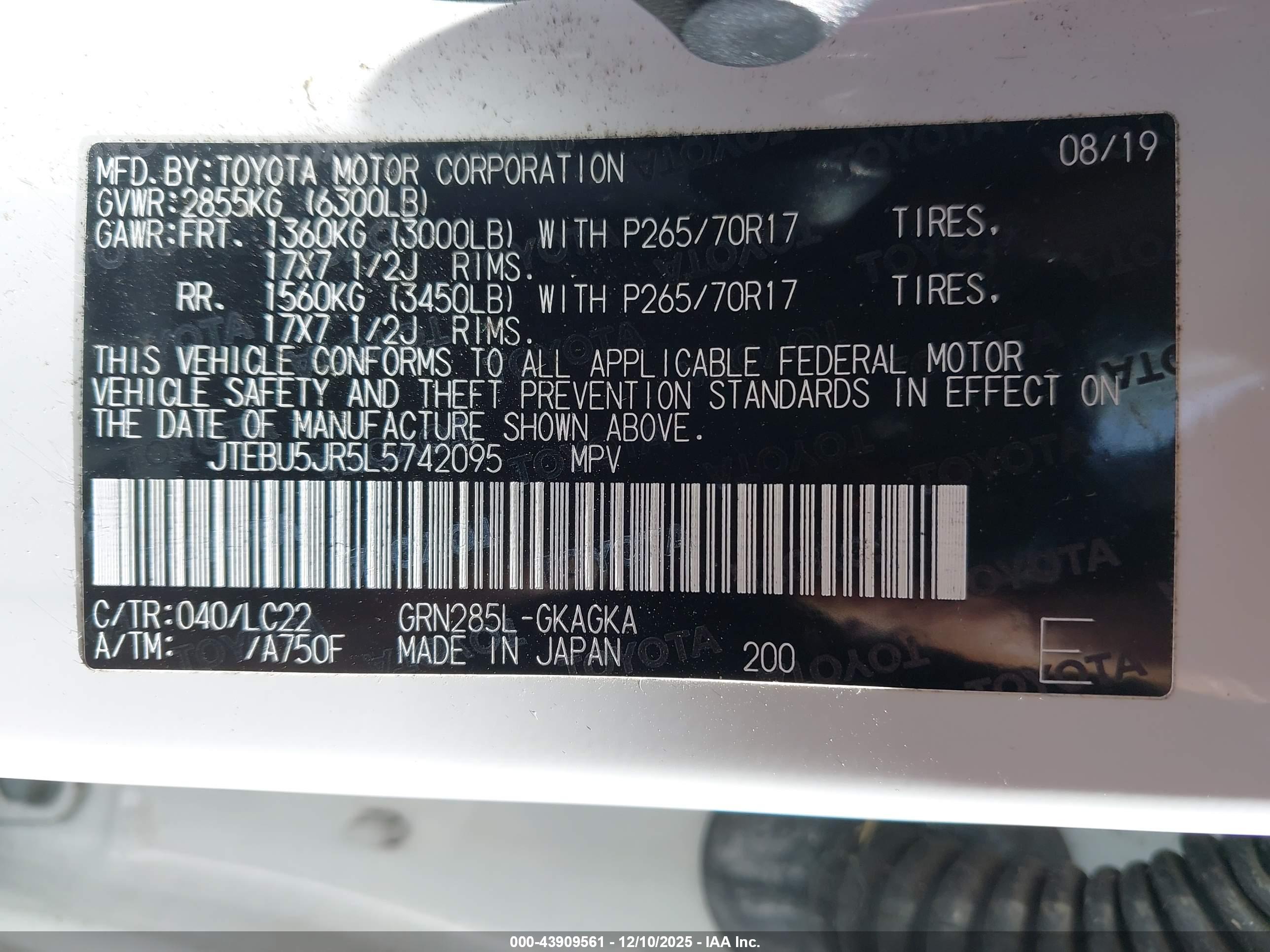 TOYOTA 4RUNNER image 9