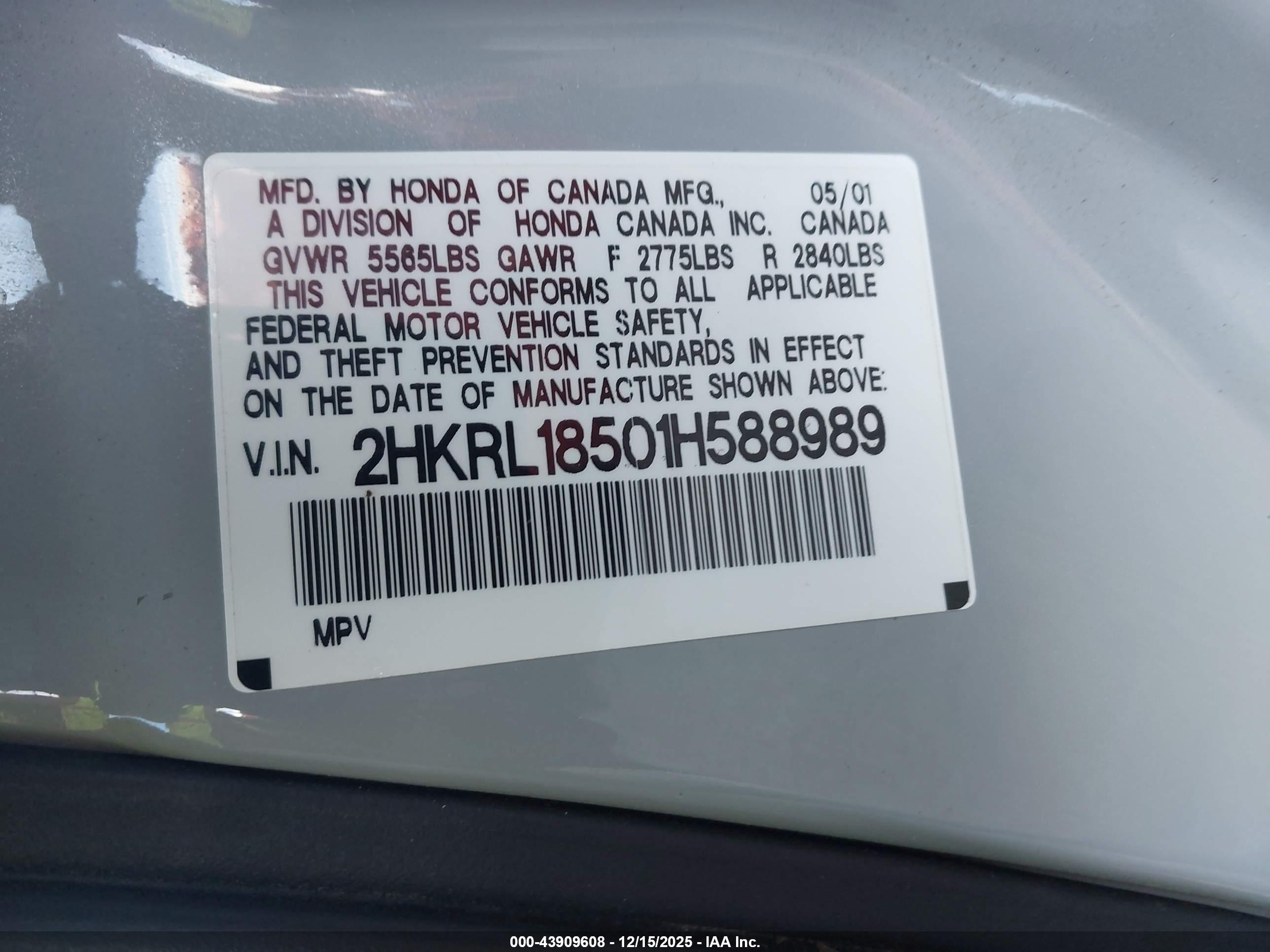 HONDA ODYSSEY image 9