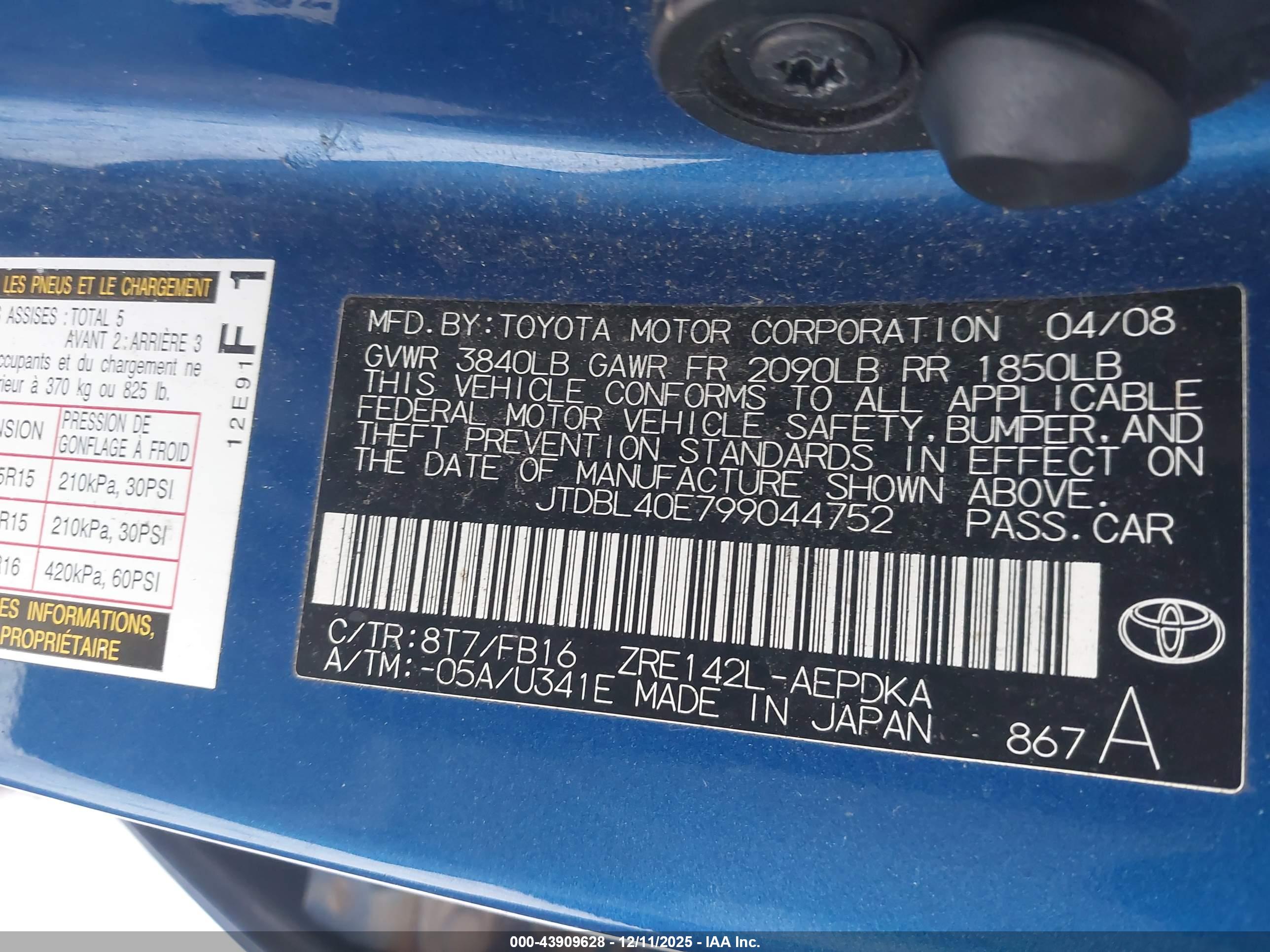 TOYOTA COROLLA image 9