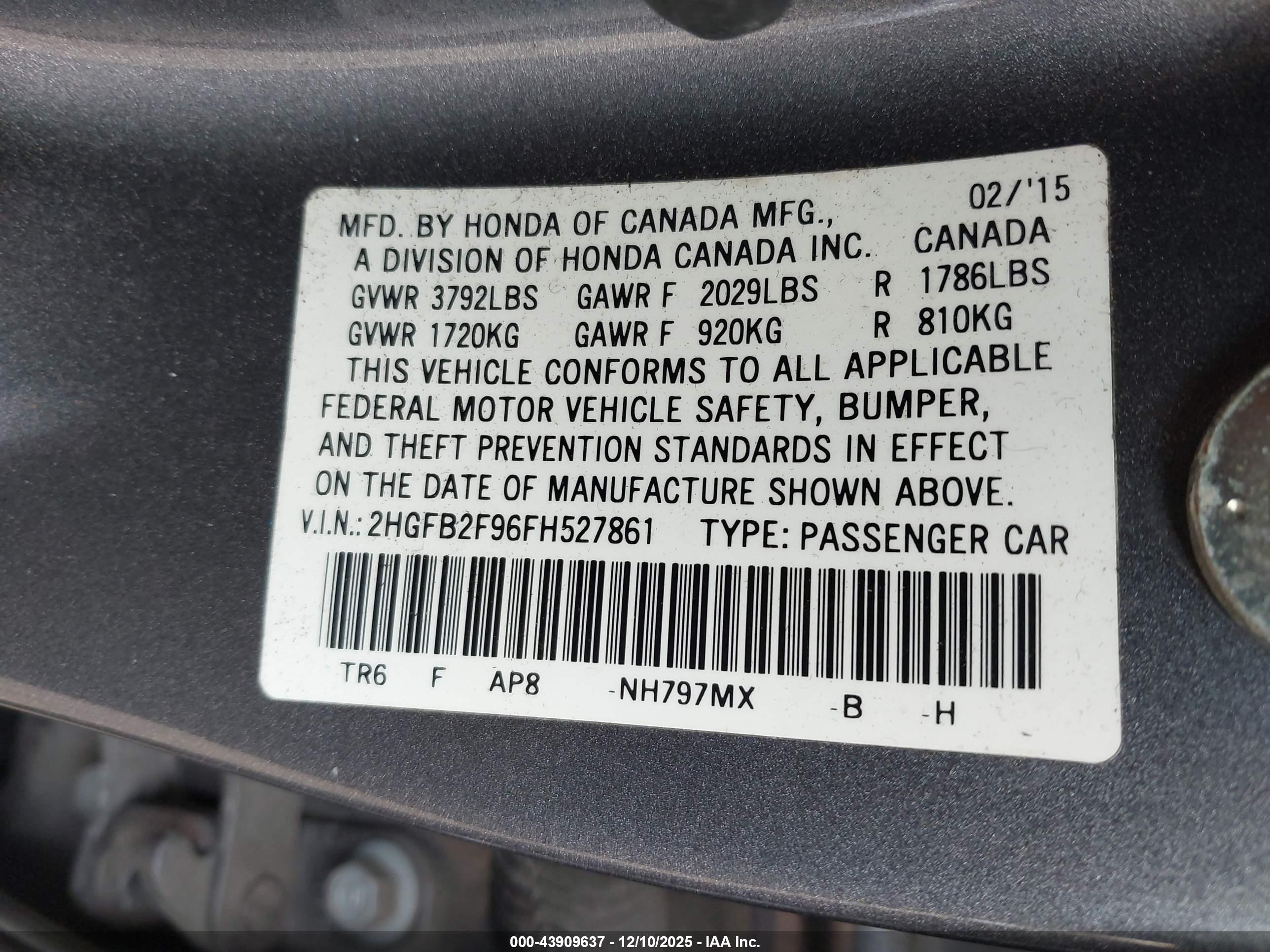 HONDA CIVIC image 9