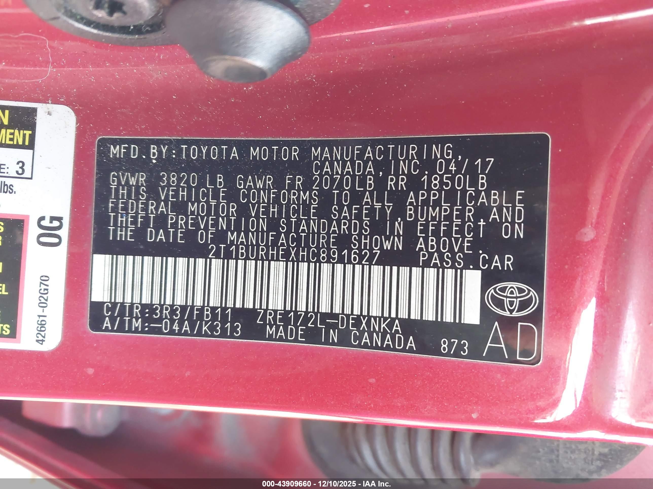 TOYOTA COROLLA image 9
