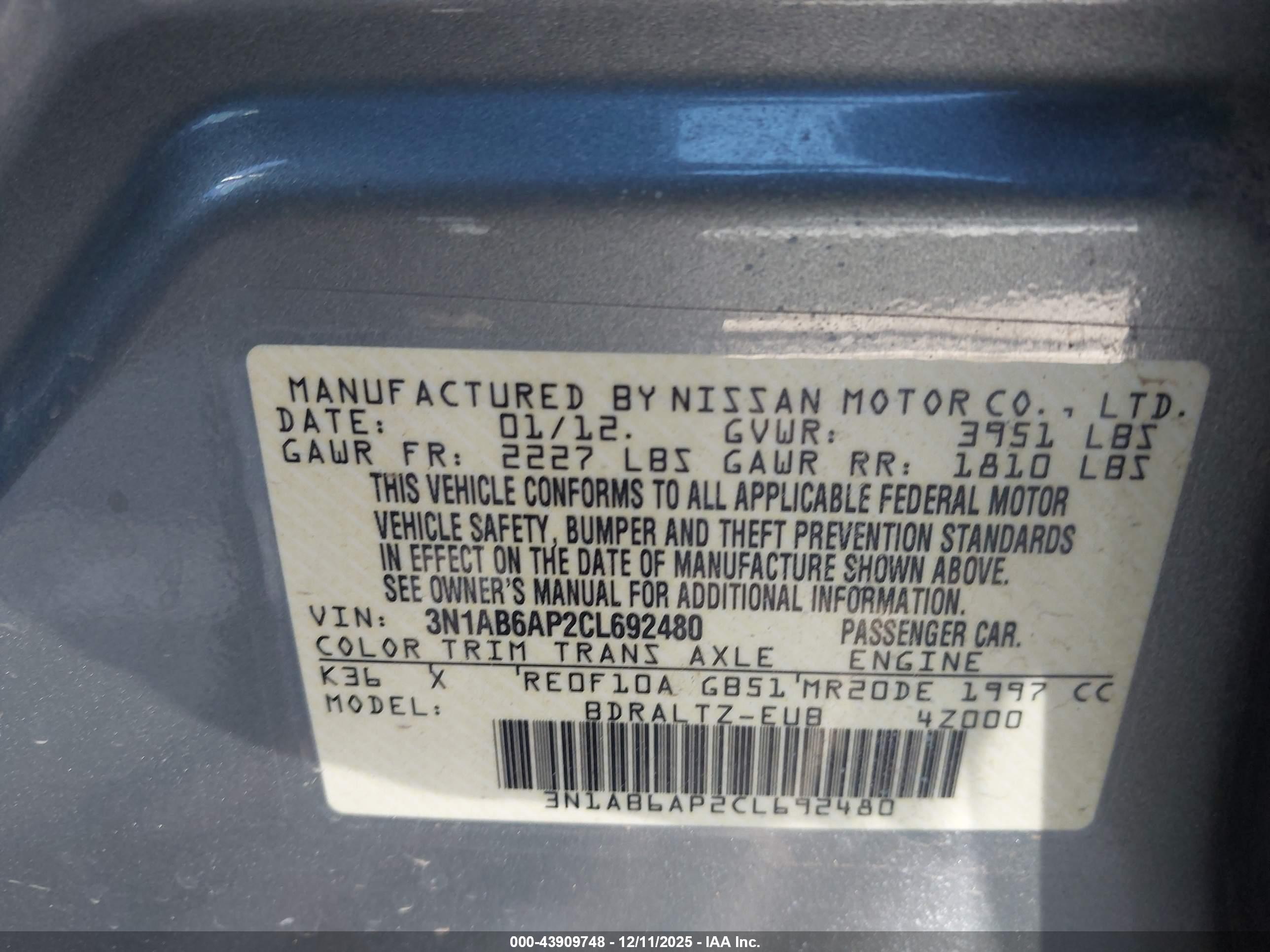 NISSAN SENTRA image 9