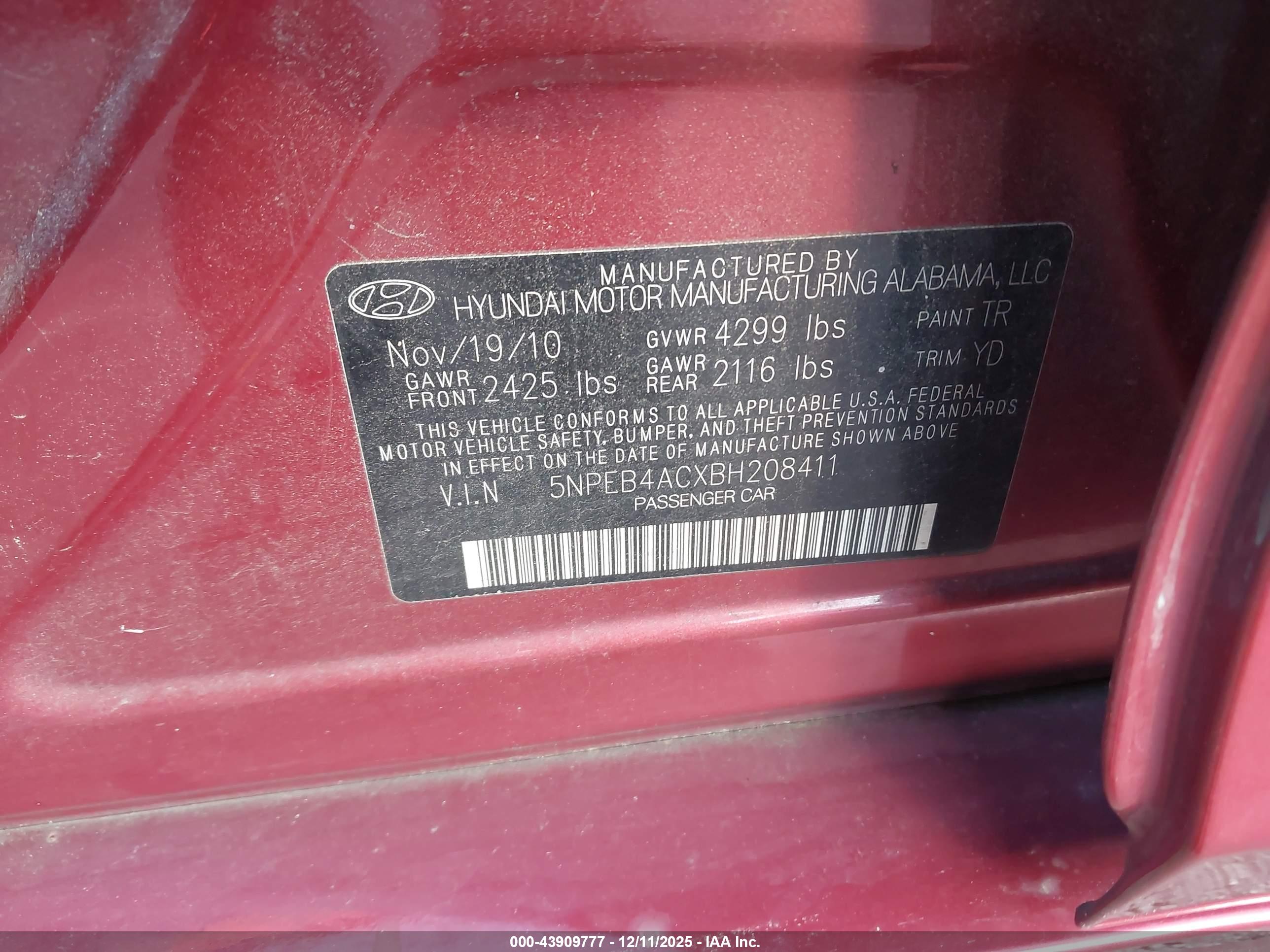 HYUNDAI SONATA image 9