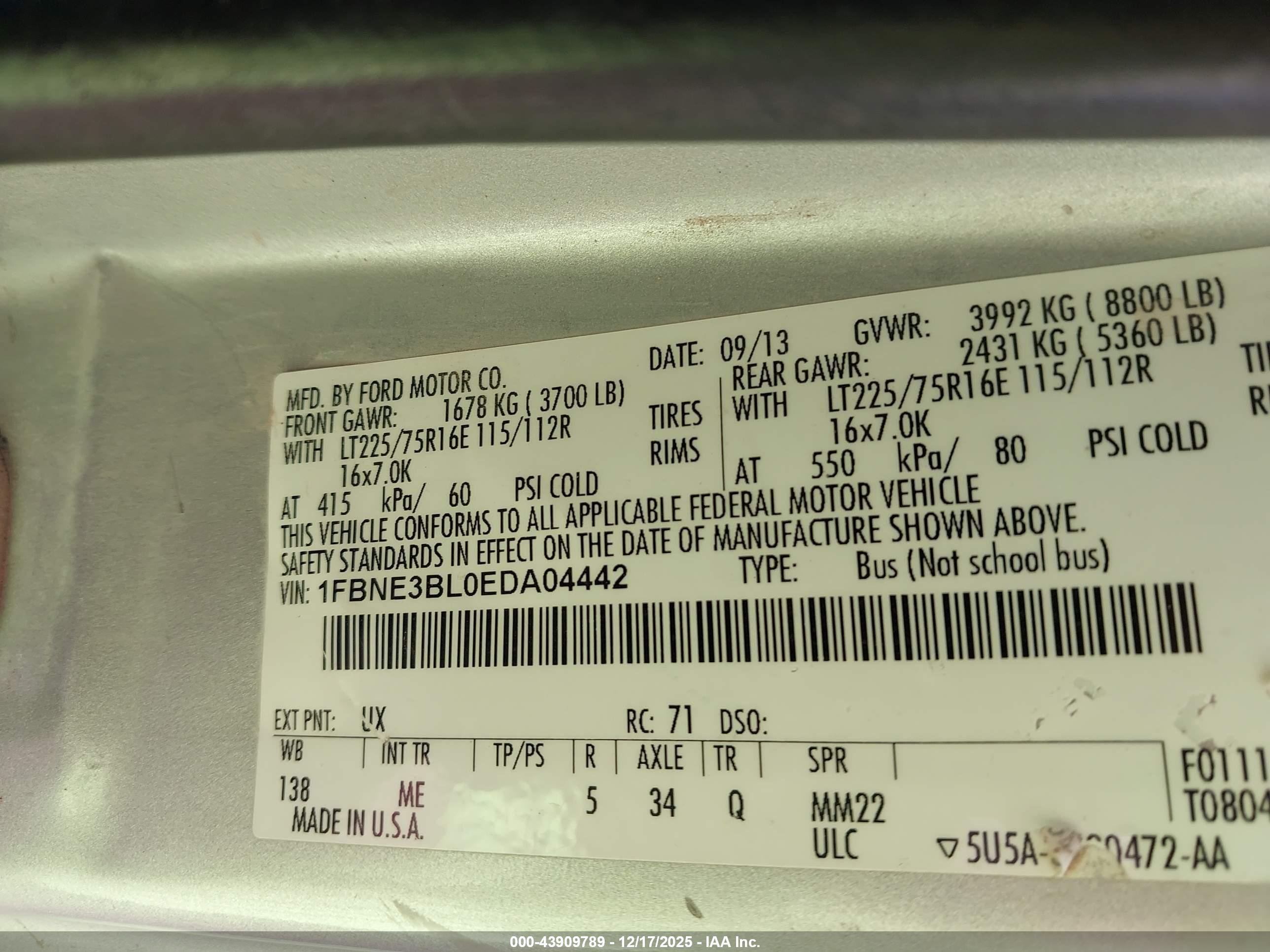 FORD E-350 image 9