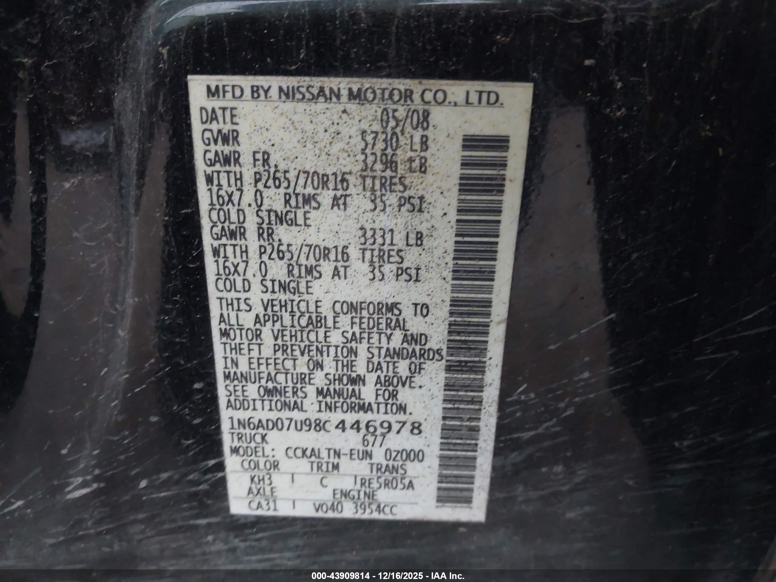 NISSAN FRONTIER image 9