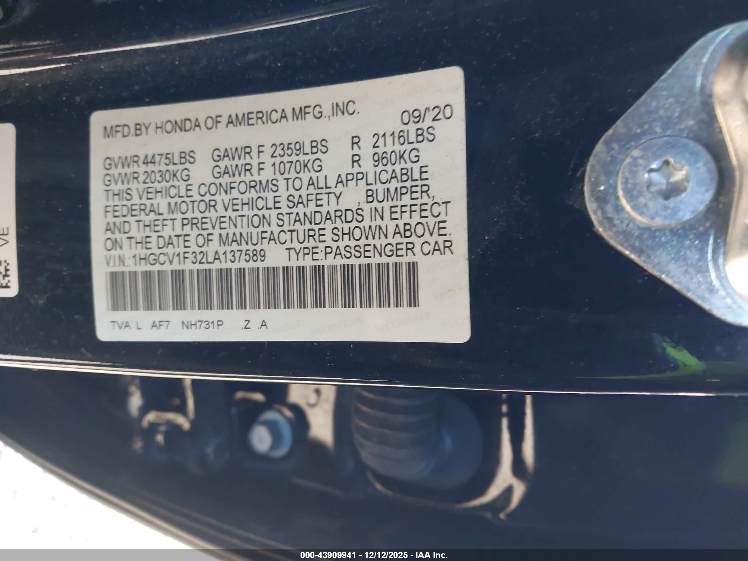 HONDA ACCORD image 9