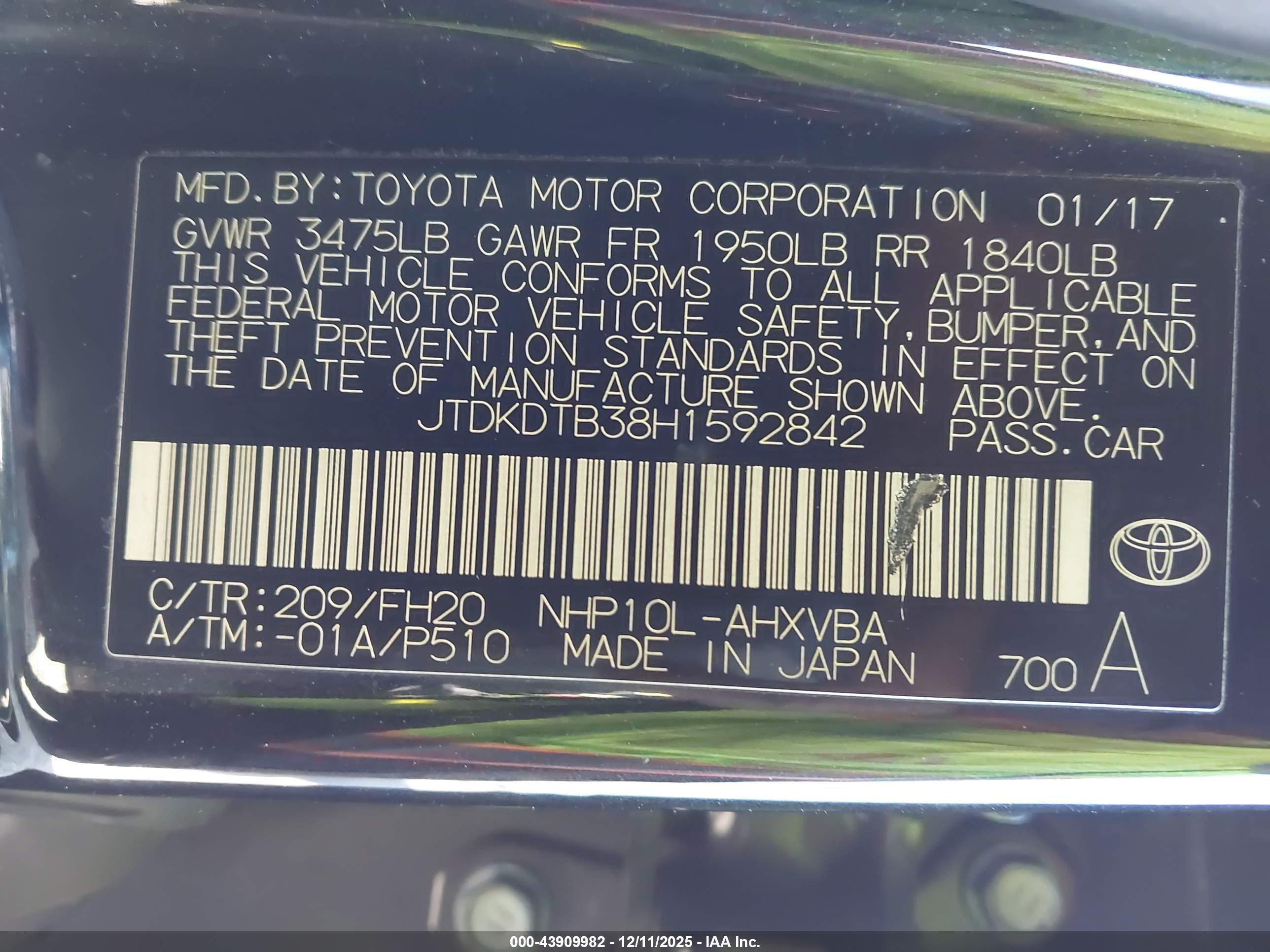 TOYOTA PRIUS image 9