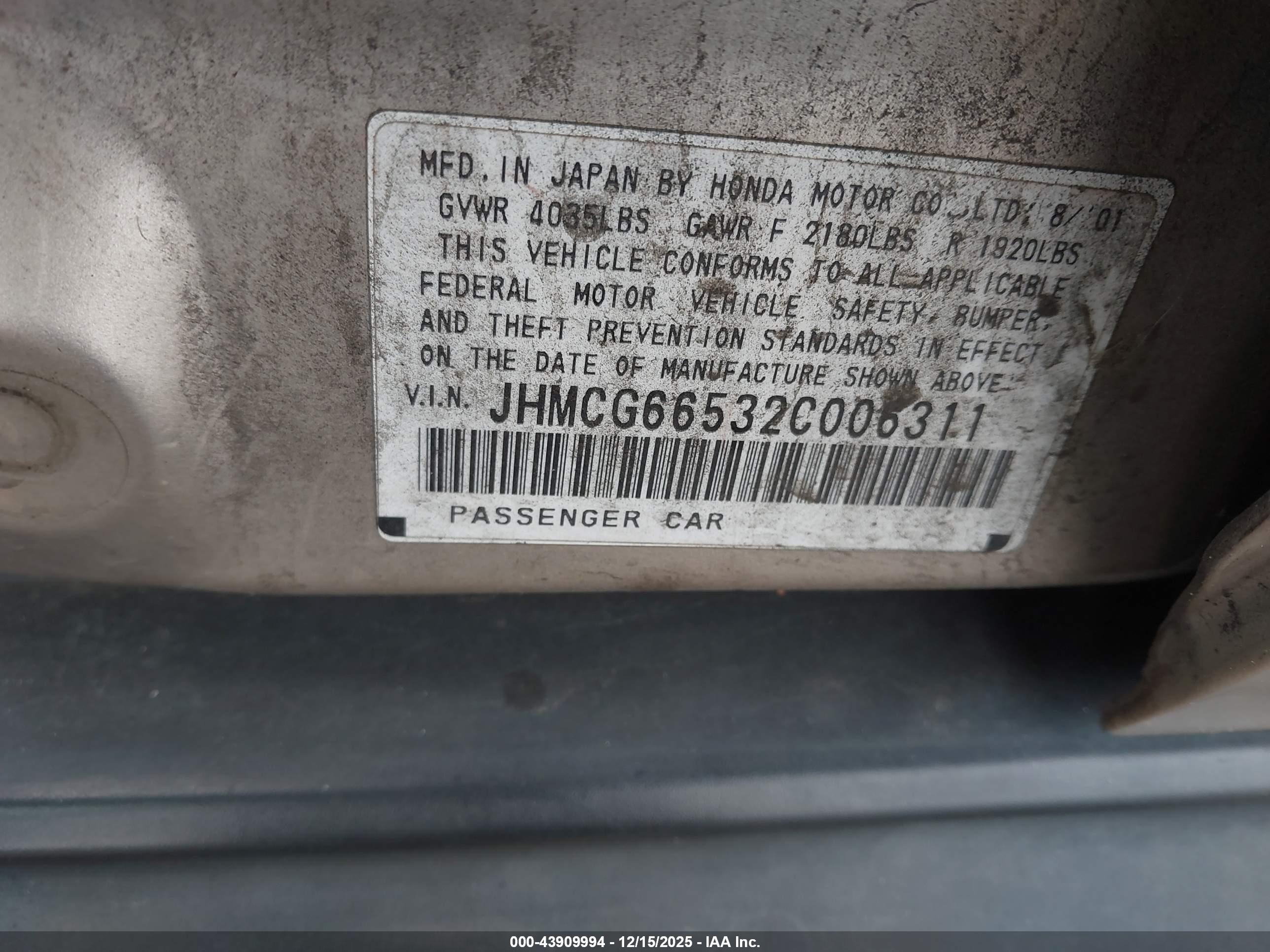 HONDA ACCORD image 9