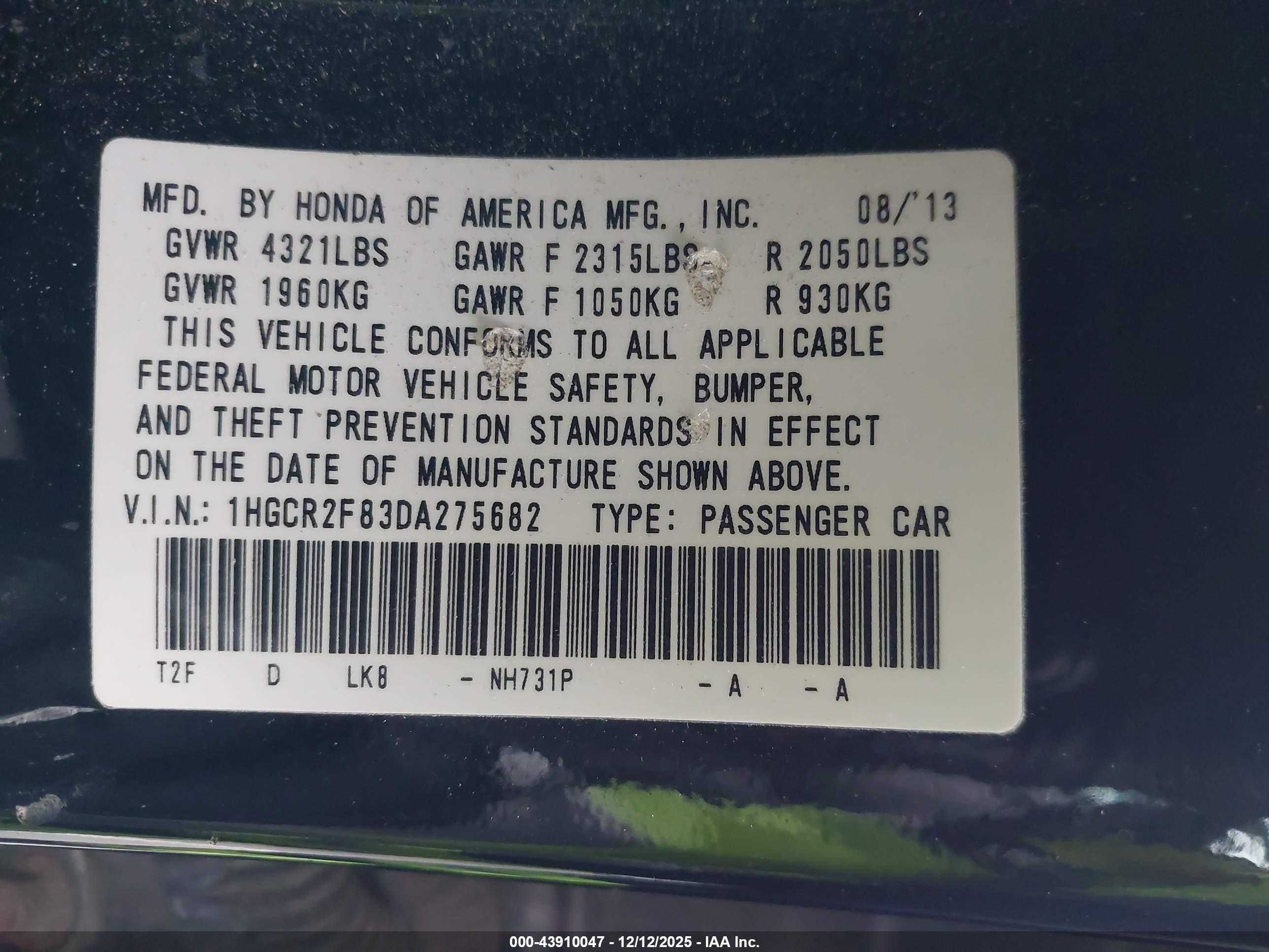 HONDA ACCORD image 9