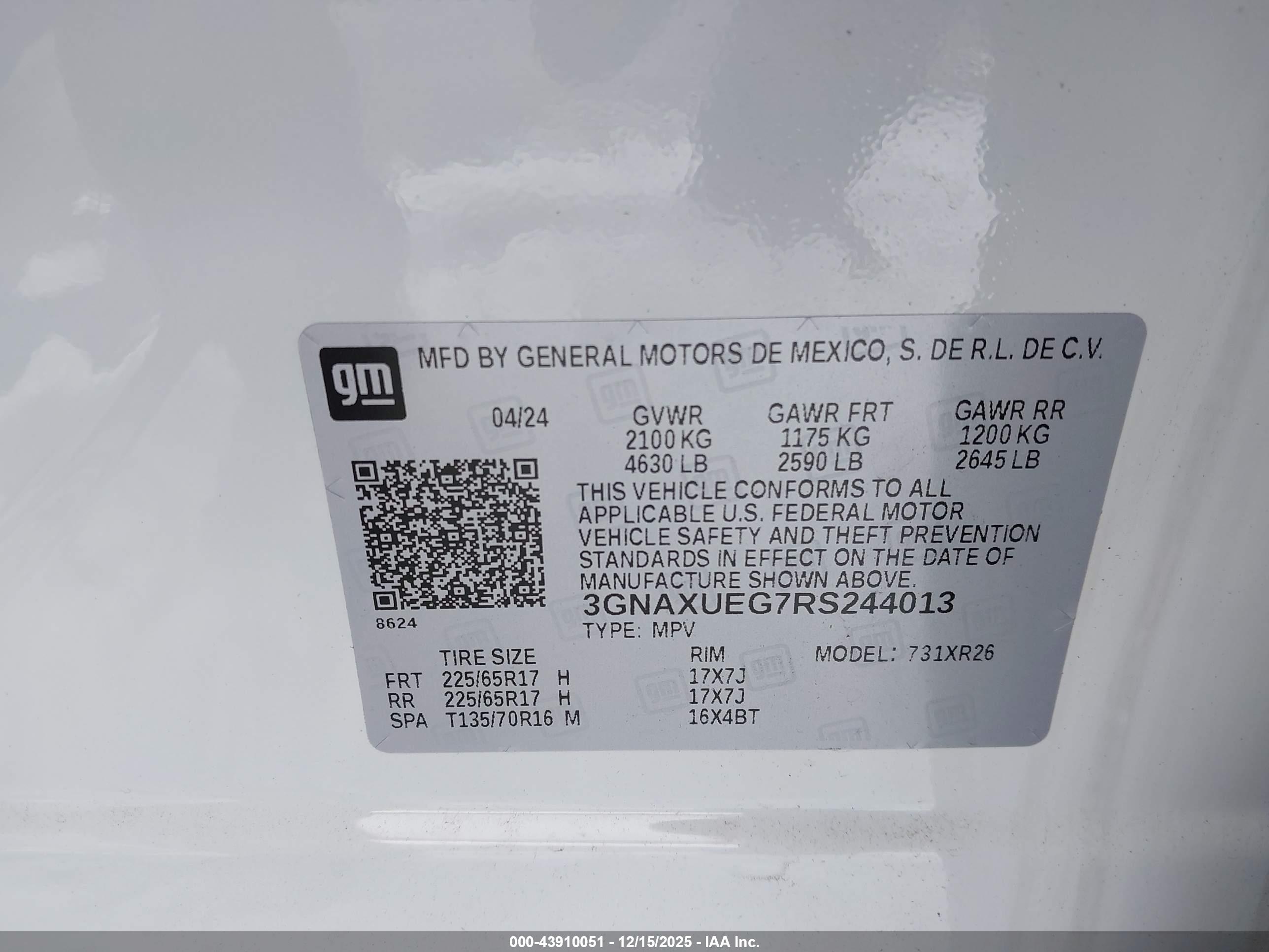 CHEVROLET EQUINOX image 9