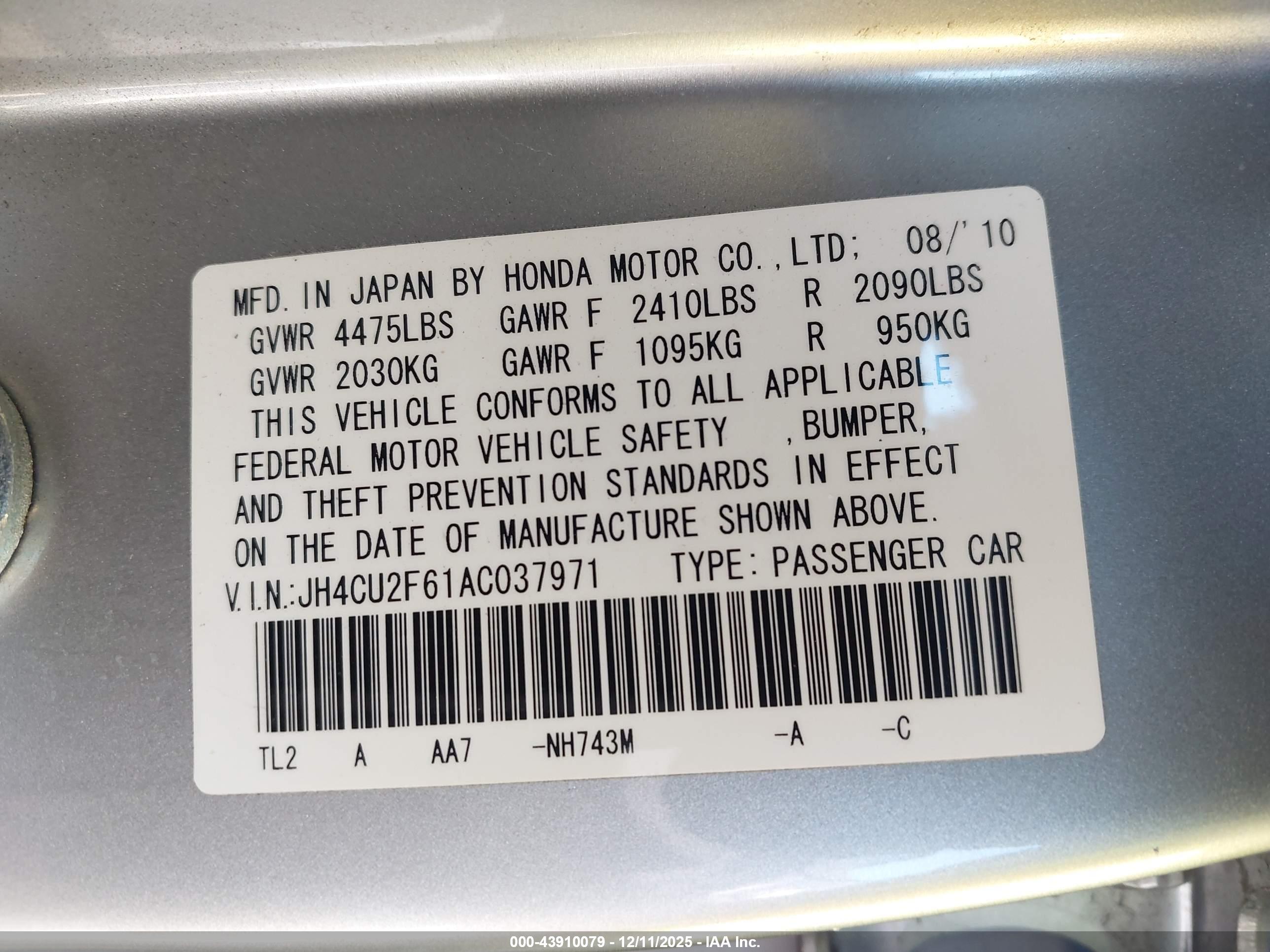 ACURA TSX image 9