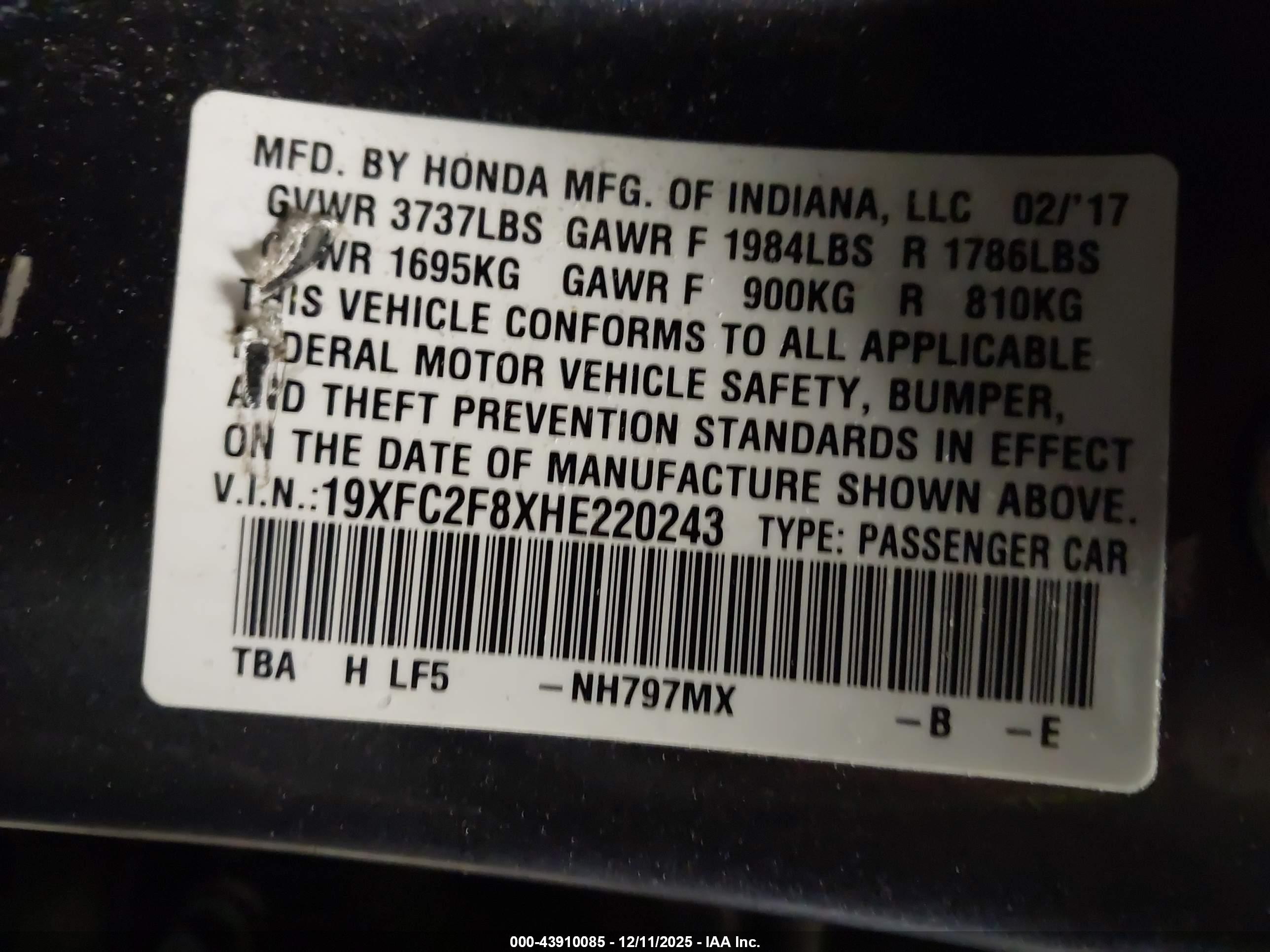 HONDA CIVIC image 9