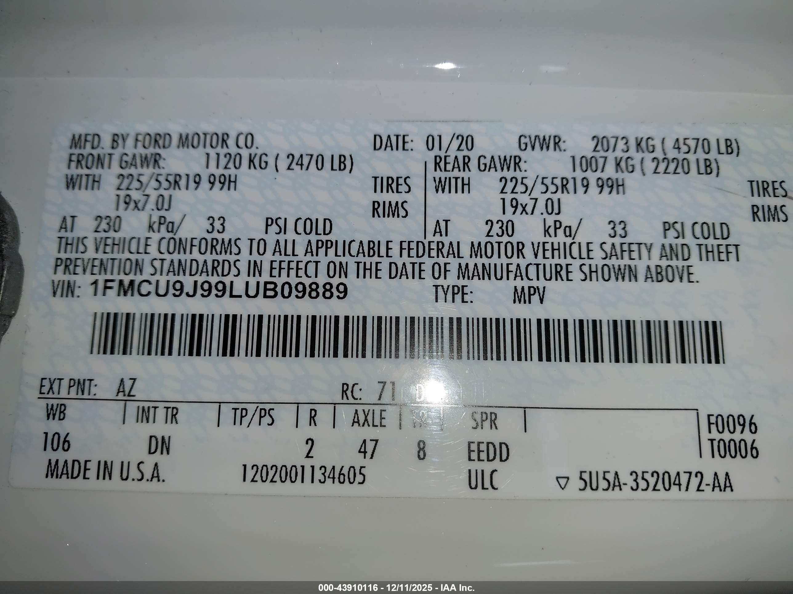 FORD ESCAPE image 9
