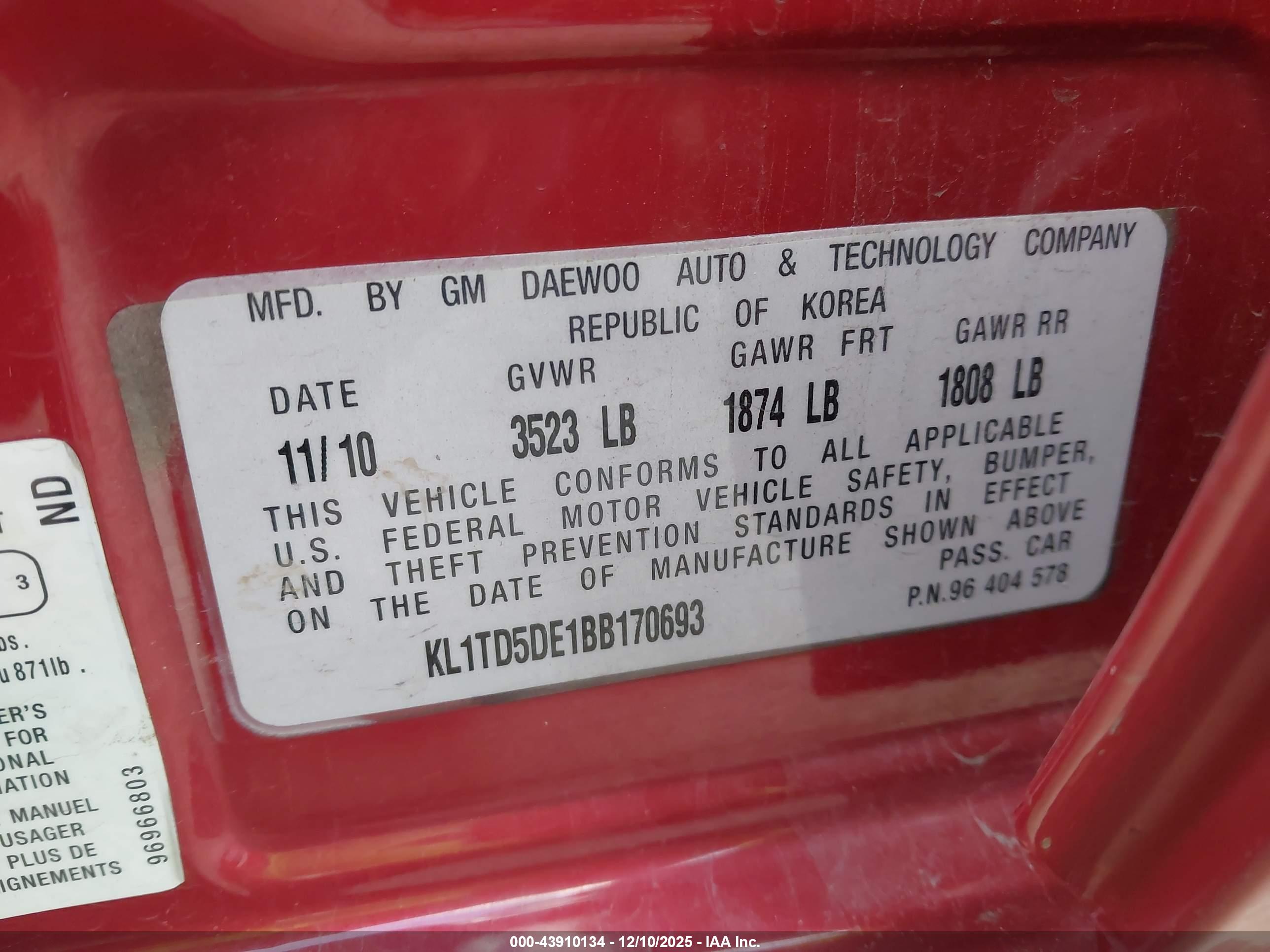 CHEVROLET AVEO image 9