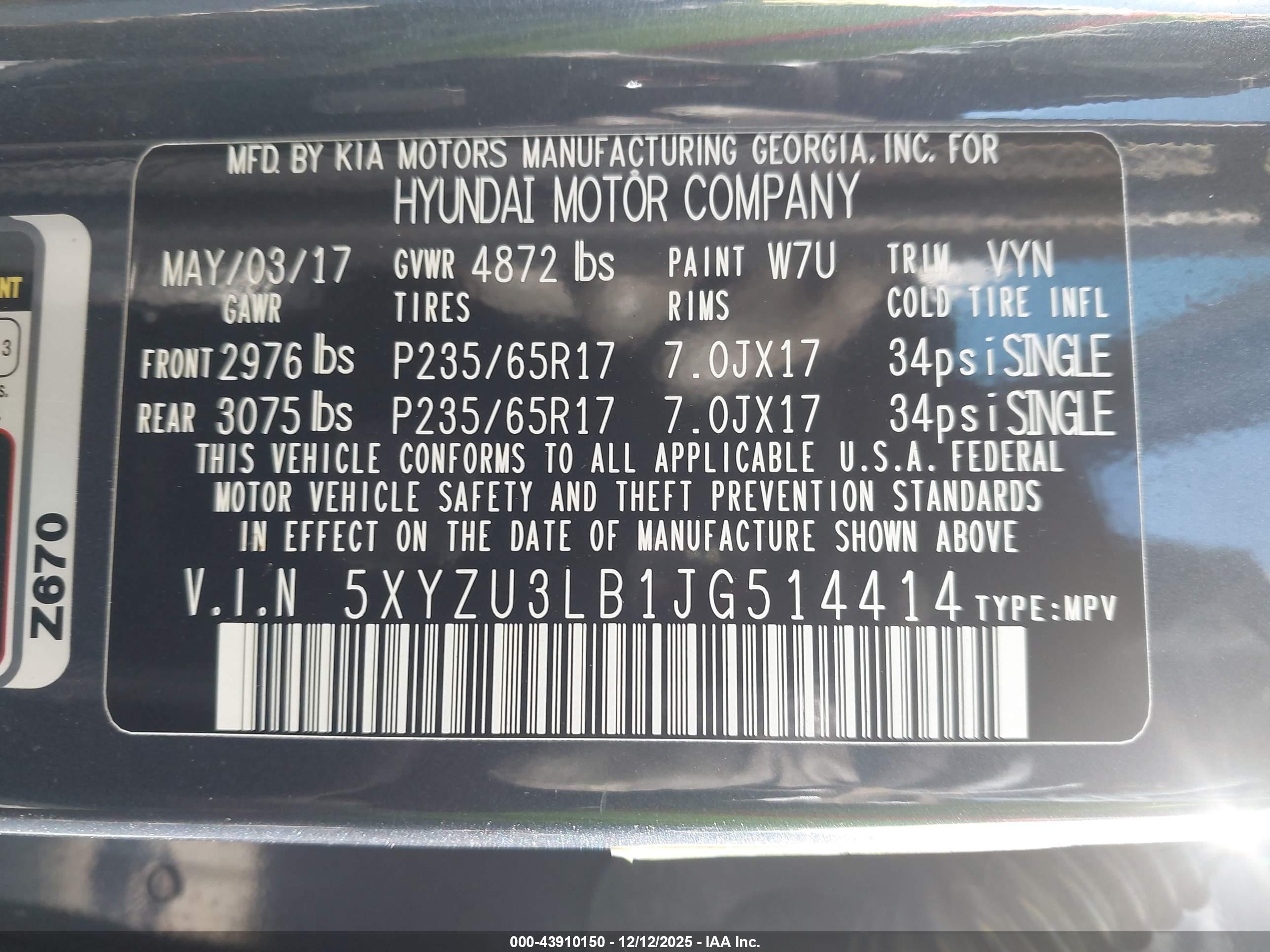 HYUNDAI SANTA image 9