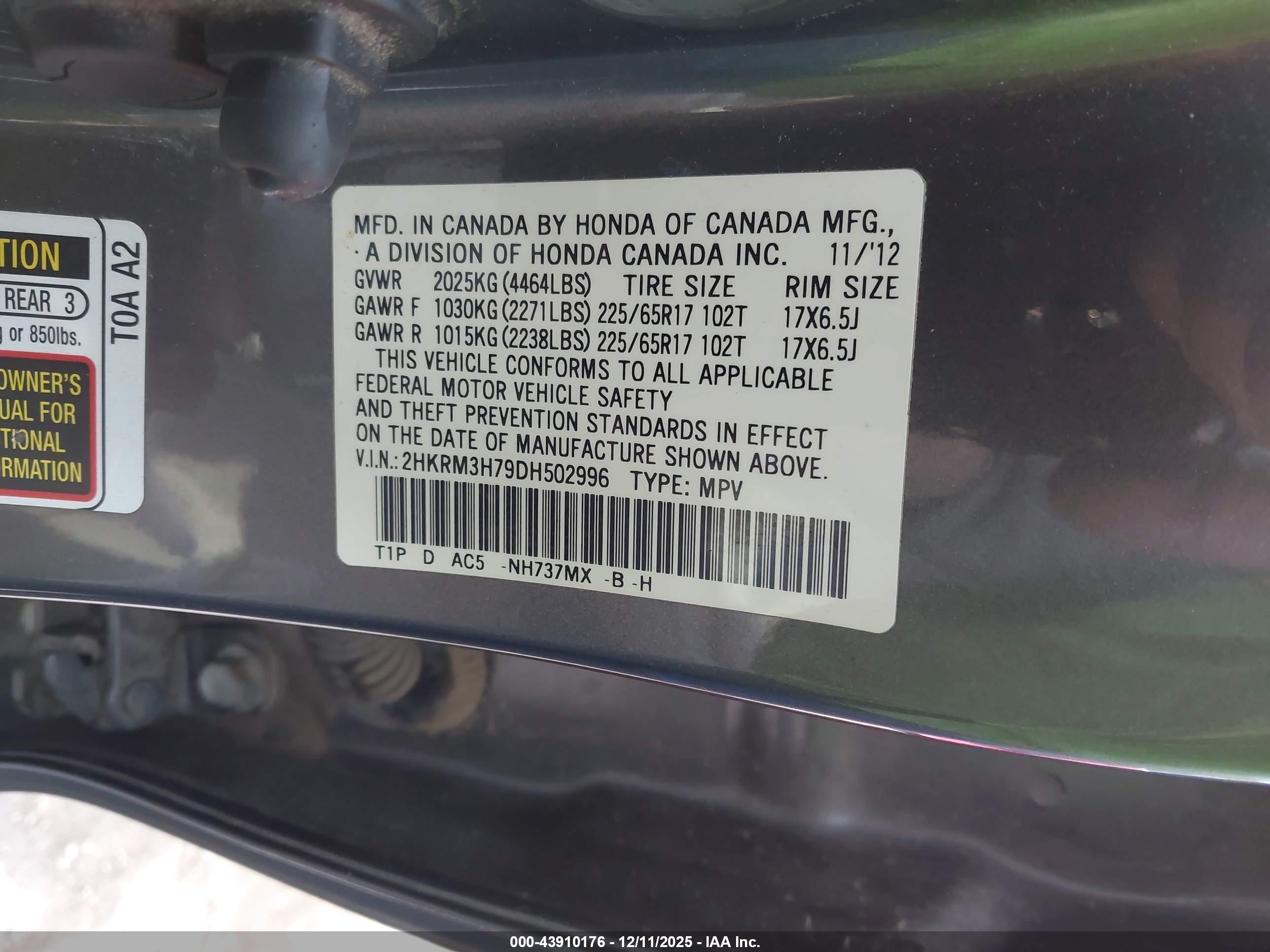 HONDA CR-V image 9