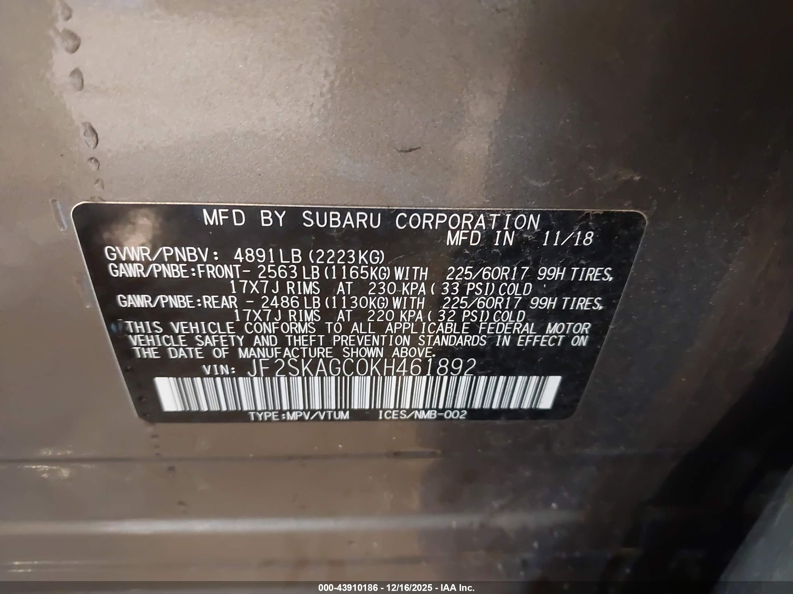 SUBARU FORESTER image 9