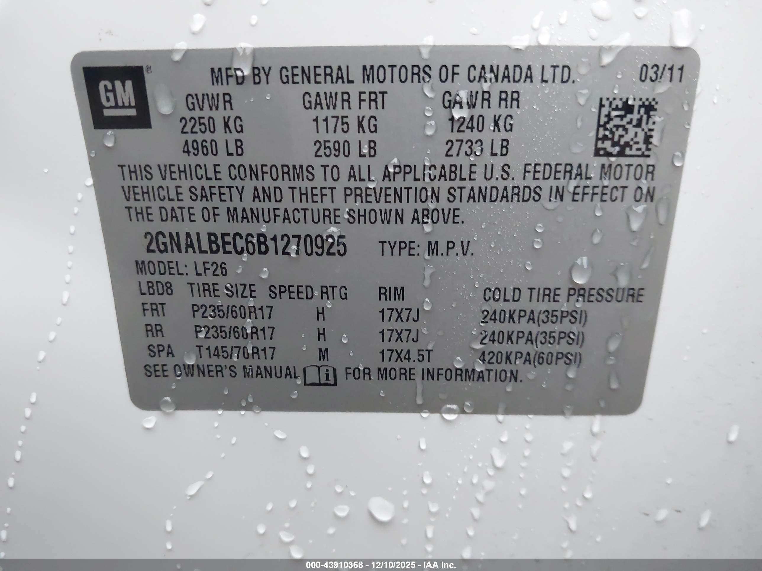 CHEVROLET EQUINOX image 9